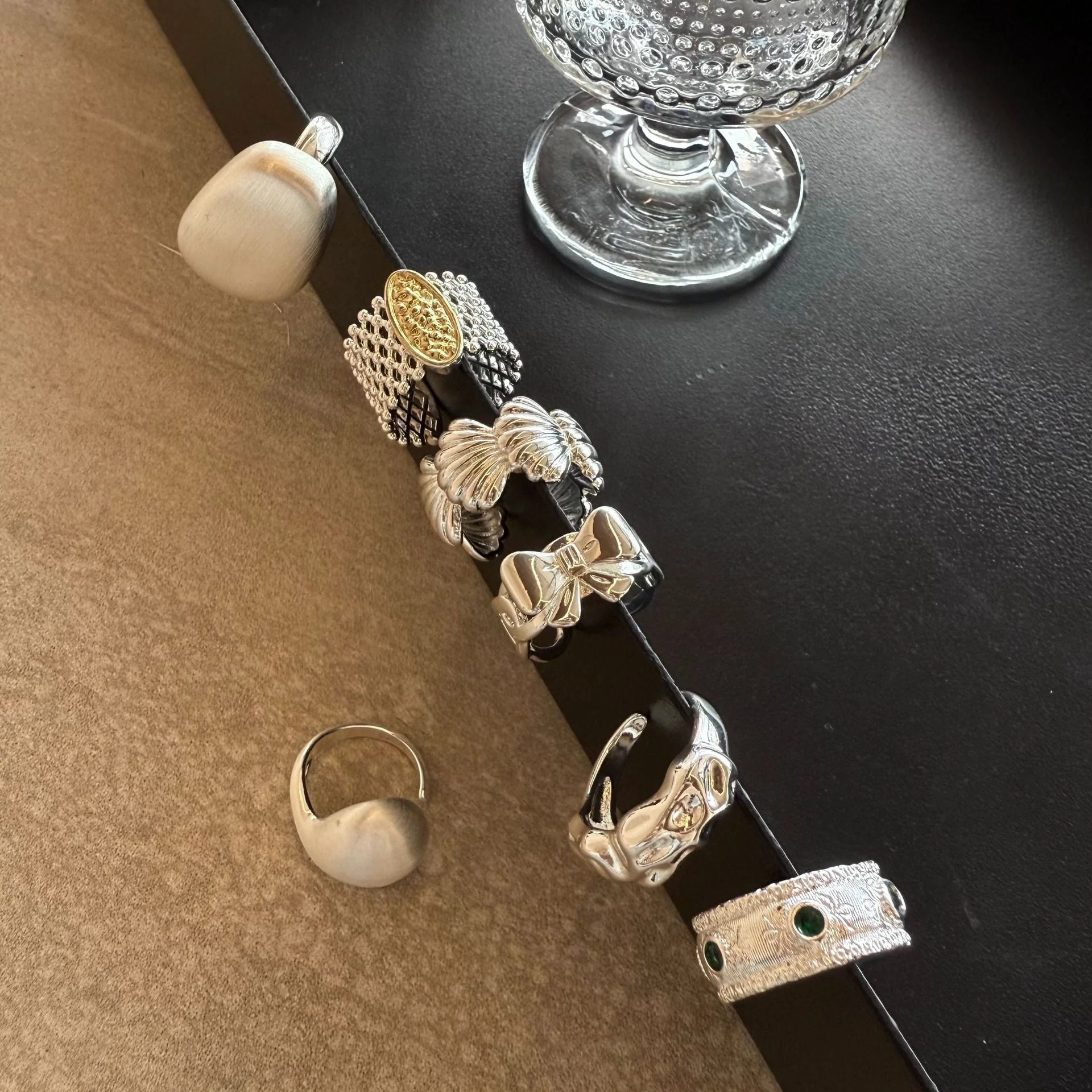 Drawing craft shell bow ring