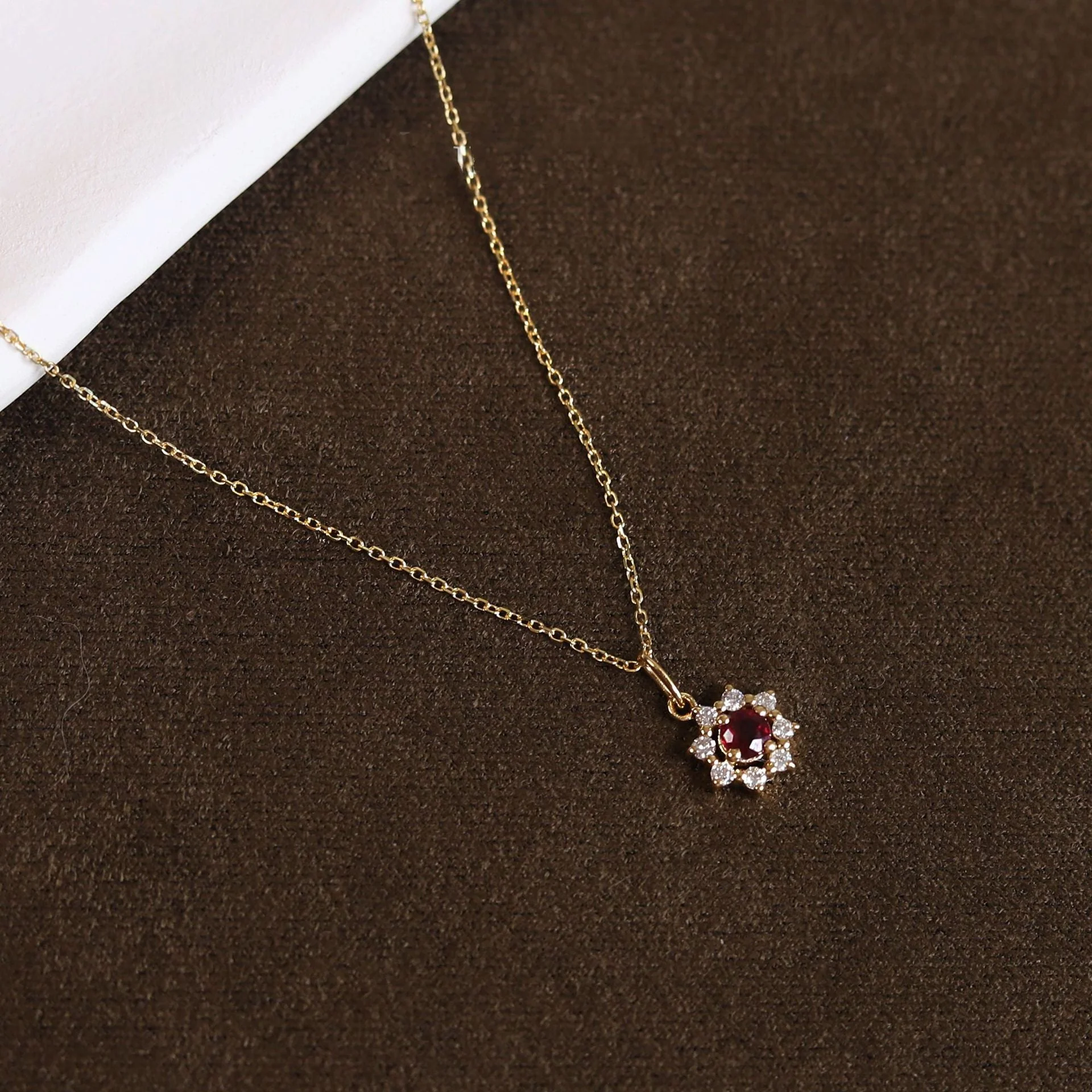 S925 Silver Plated 18k Gold Small Sun Necklaces