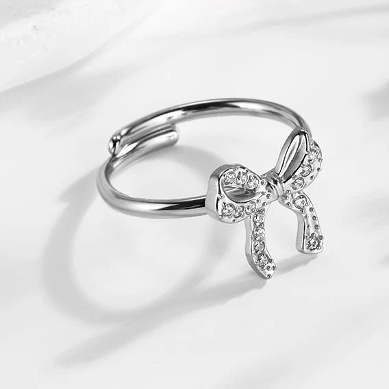 Super Flash Sky Star Titanium Zircon Ring