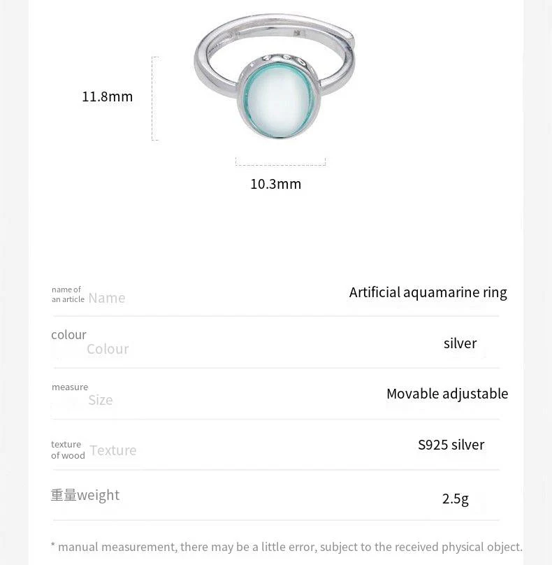 s925 sterling silver aquamarine necklace bracelet