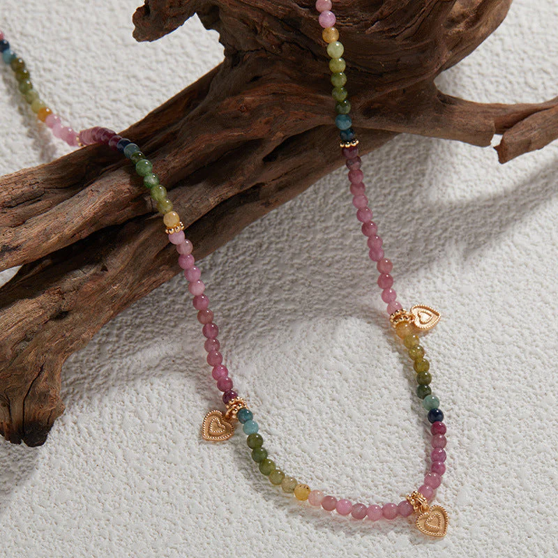 Natural Color Treasure Tourmaline Necklace