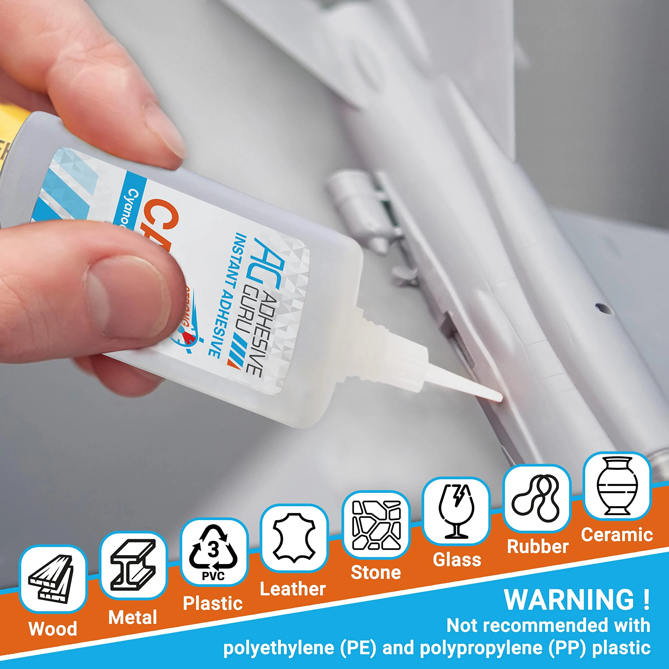 ADHESIVE GURU AG240G CA Super Glue 3.5 oz