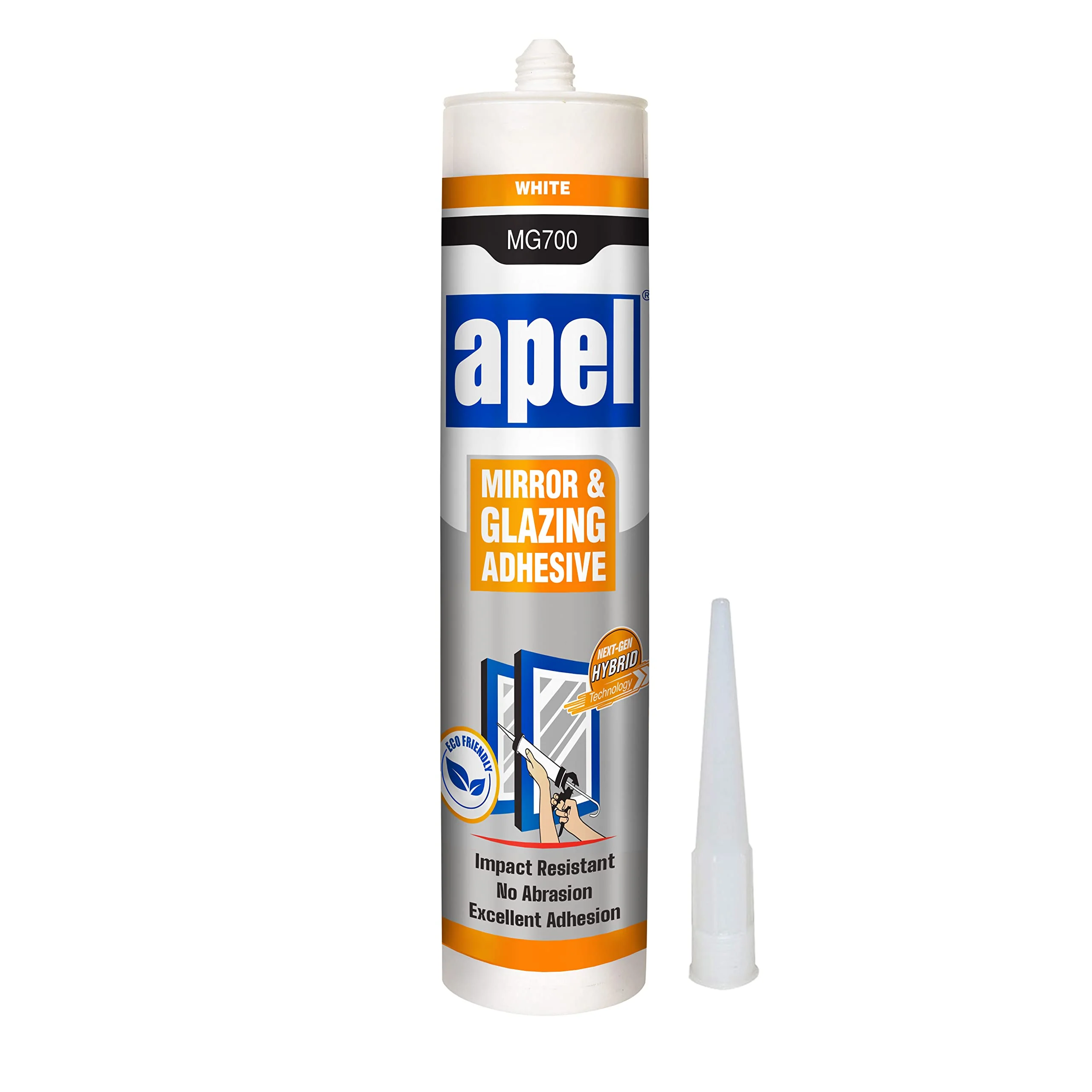 APEL MG700 Mirror Adhesive 9.8 fl oz White