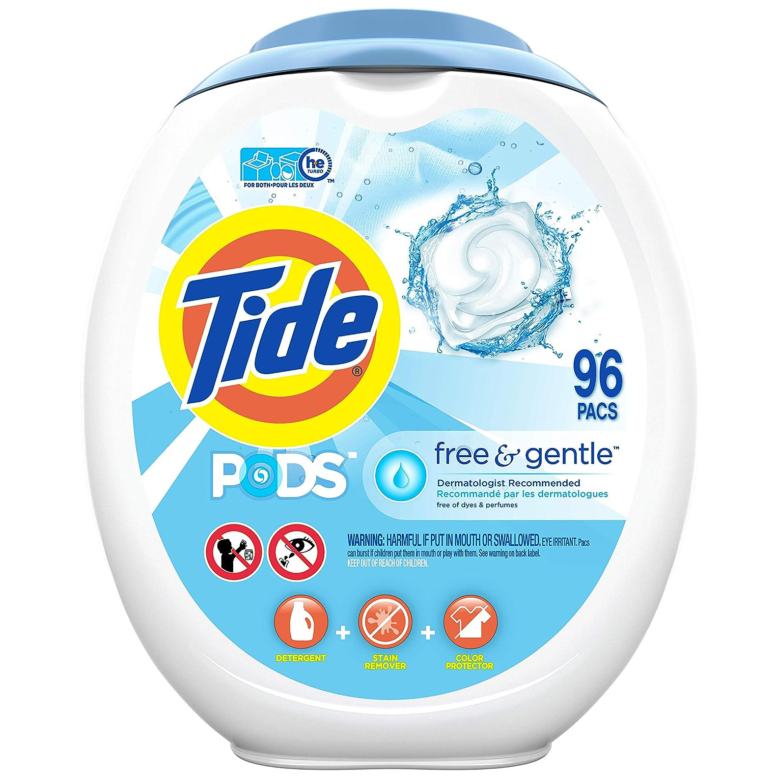 Tide PODS Free & Gentle Laundry Detergent Soap Pods, 81 count