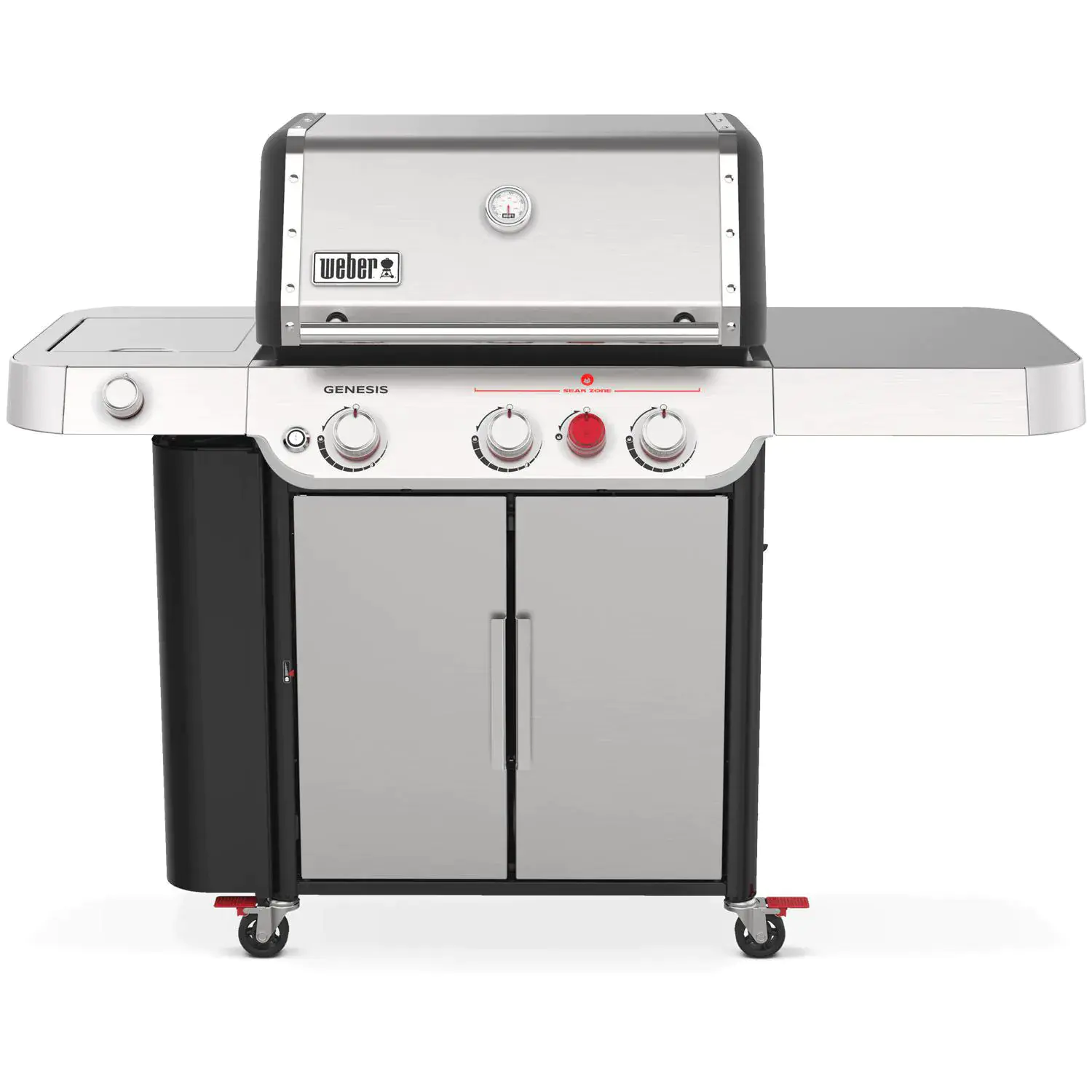 Weber GENESIS S-335 Propane Gas Grill with Sear Burner & Side Burner - Stainless Steel - 35400001