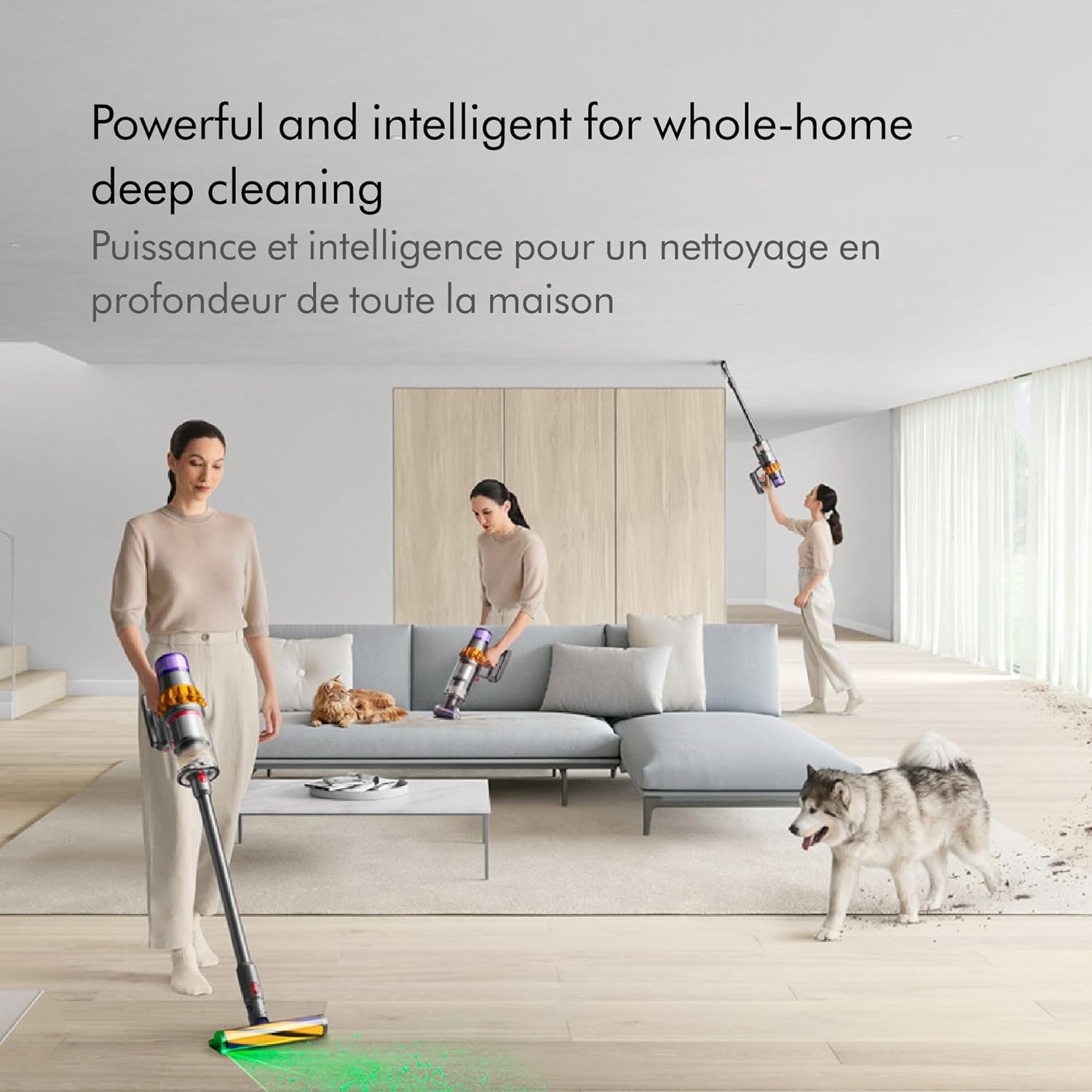 🔥Dys V15 Detect Total Clean Extra\u200b Stick Vacuum