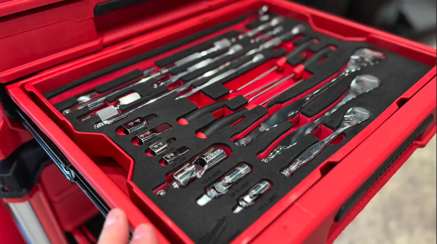 🔥🔥🔥Clearance Sale -366-pc Master Mechanics Hand Tool Set with PACKOUTTM Drawers and Dolly