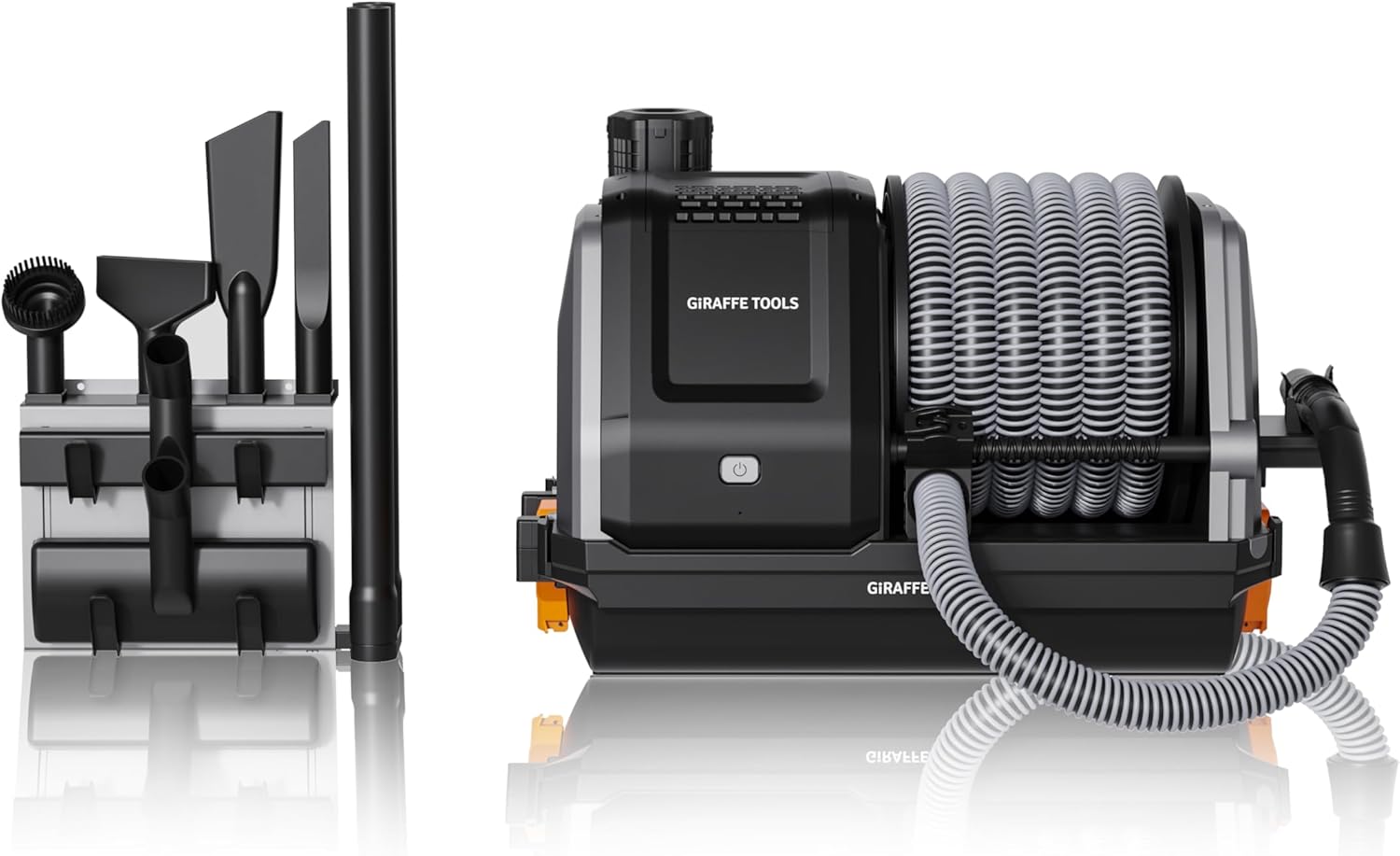 Wall-Mounted Vacuum Cleaner with 30 FT Retractable Hose