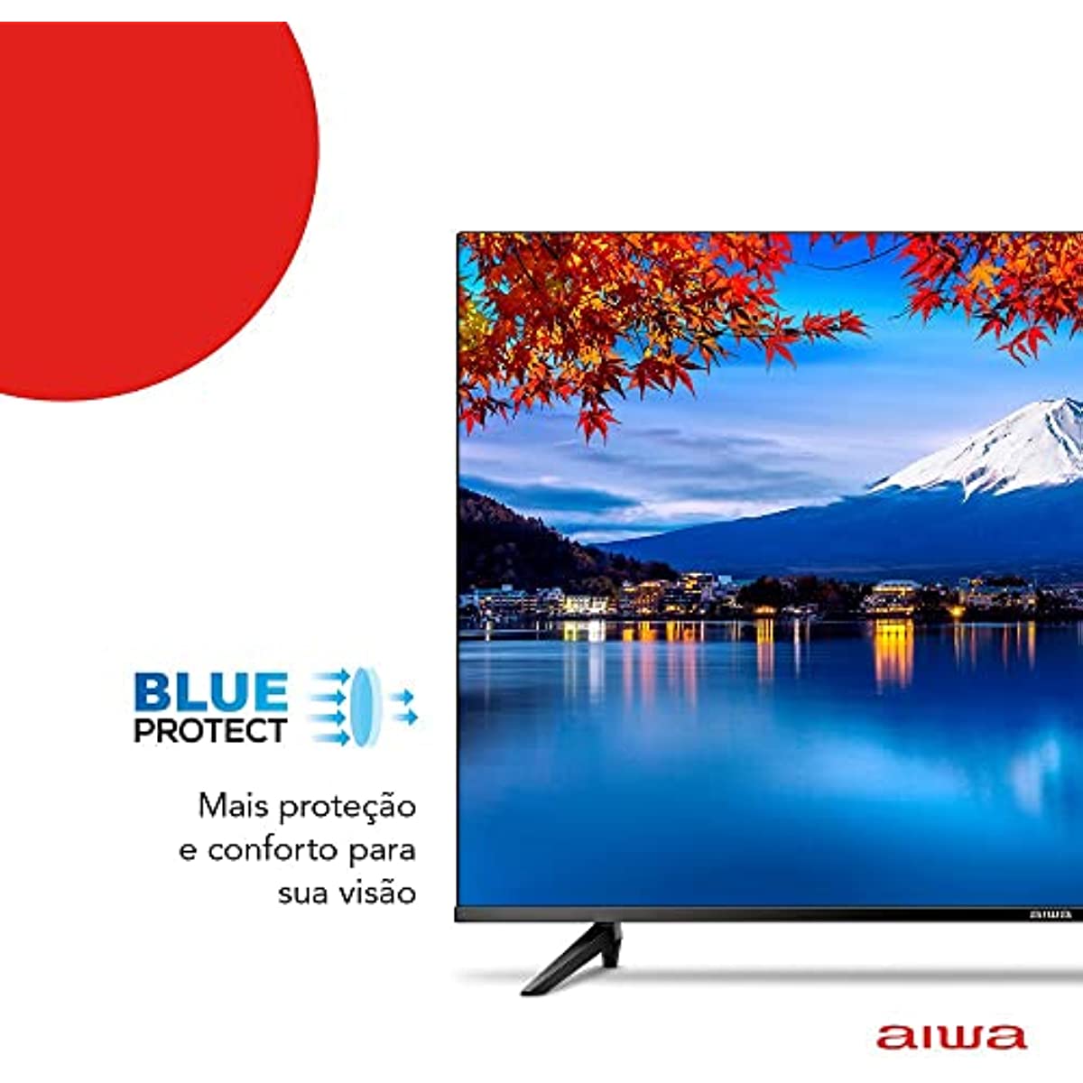 SmartTV Aiwa 50” 4K, Borda Ultrafina, HDR10, Dolby Áudio - AWS-TV-50-BL-01 TV 50