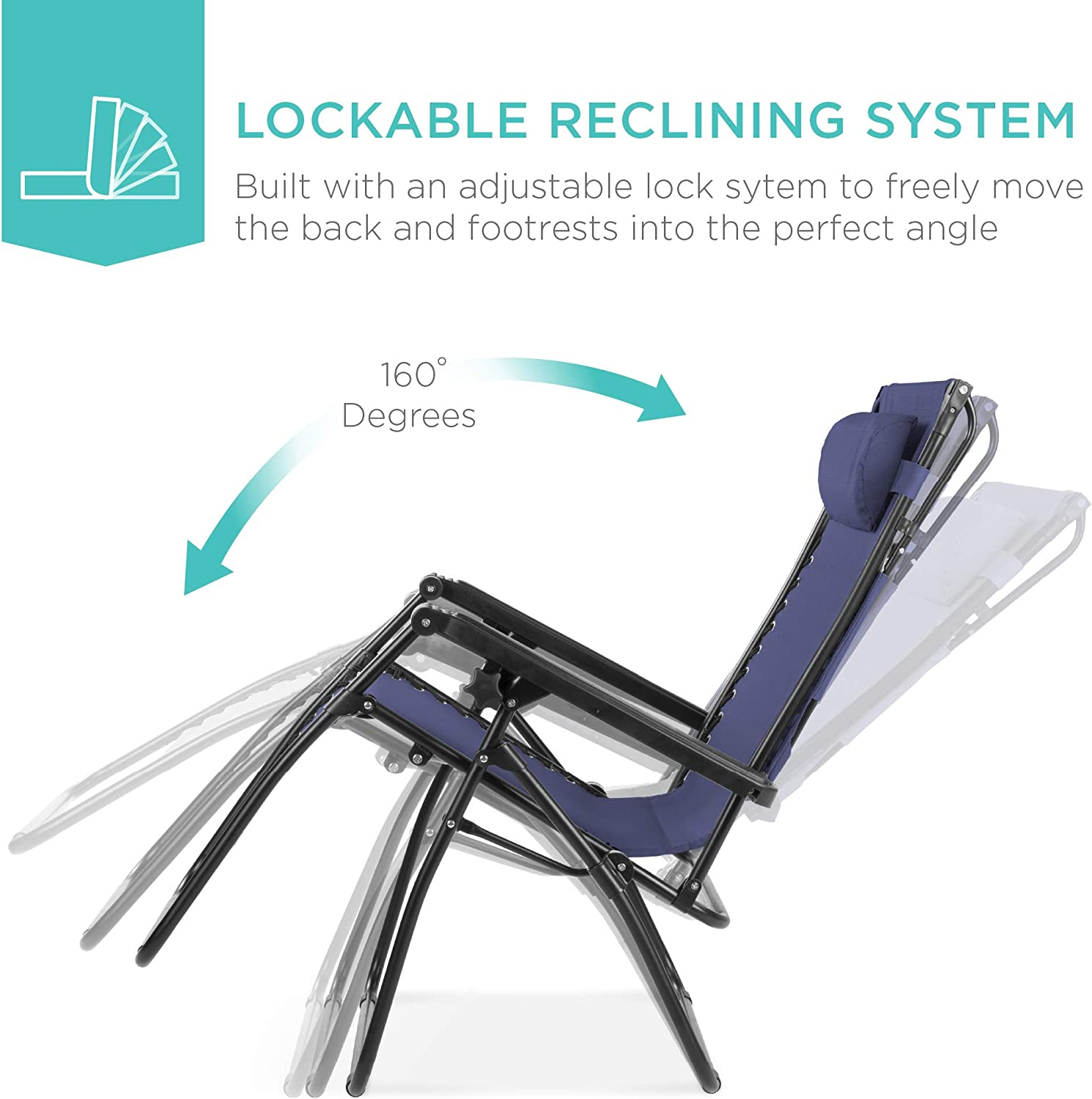 Folding Zero Gravity Outdoor Recliner Patio Lounge Chair w/Adjustable Canopy Shade, Headrest, Side Accessory Tray, Textilene Mesh - Beige