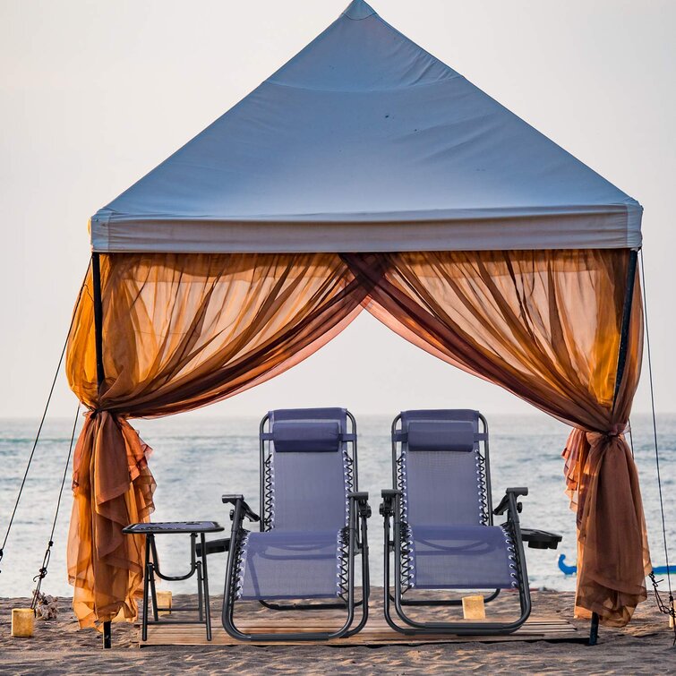 Gavyn Reclining/Folding Zero Gravity Chair with Cushion