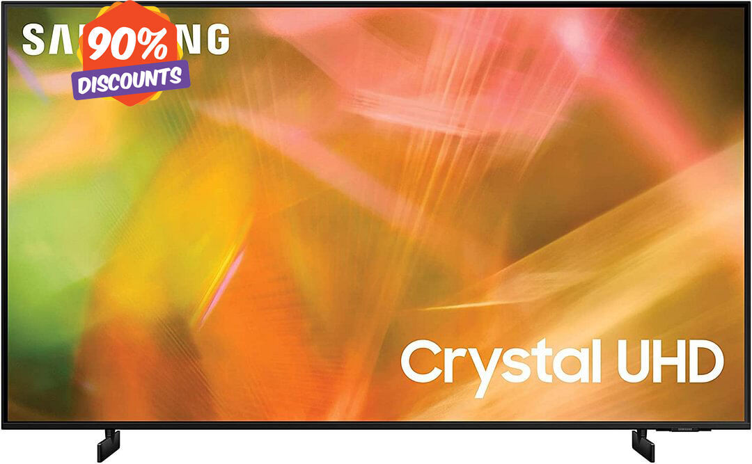85-Inch Class Crystal 4K UHD AU8000 Series HDR, 3 HDMI Ports, Motion Xcelerator, Tap View, PC on TV, Q Symphony, Smart TV with Alexa Built-In (UN85AU8000FXZA, 2021 Model)