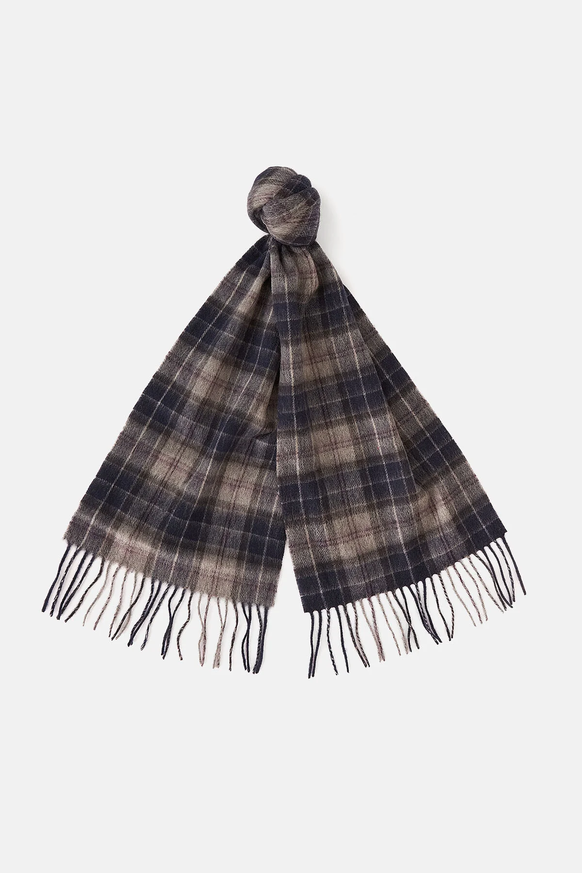 Tartan Scarf & Glove Gift Set - BLACK SLATE TARTAN