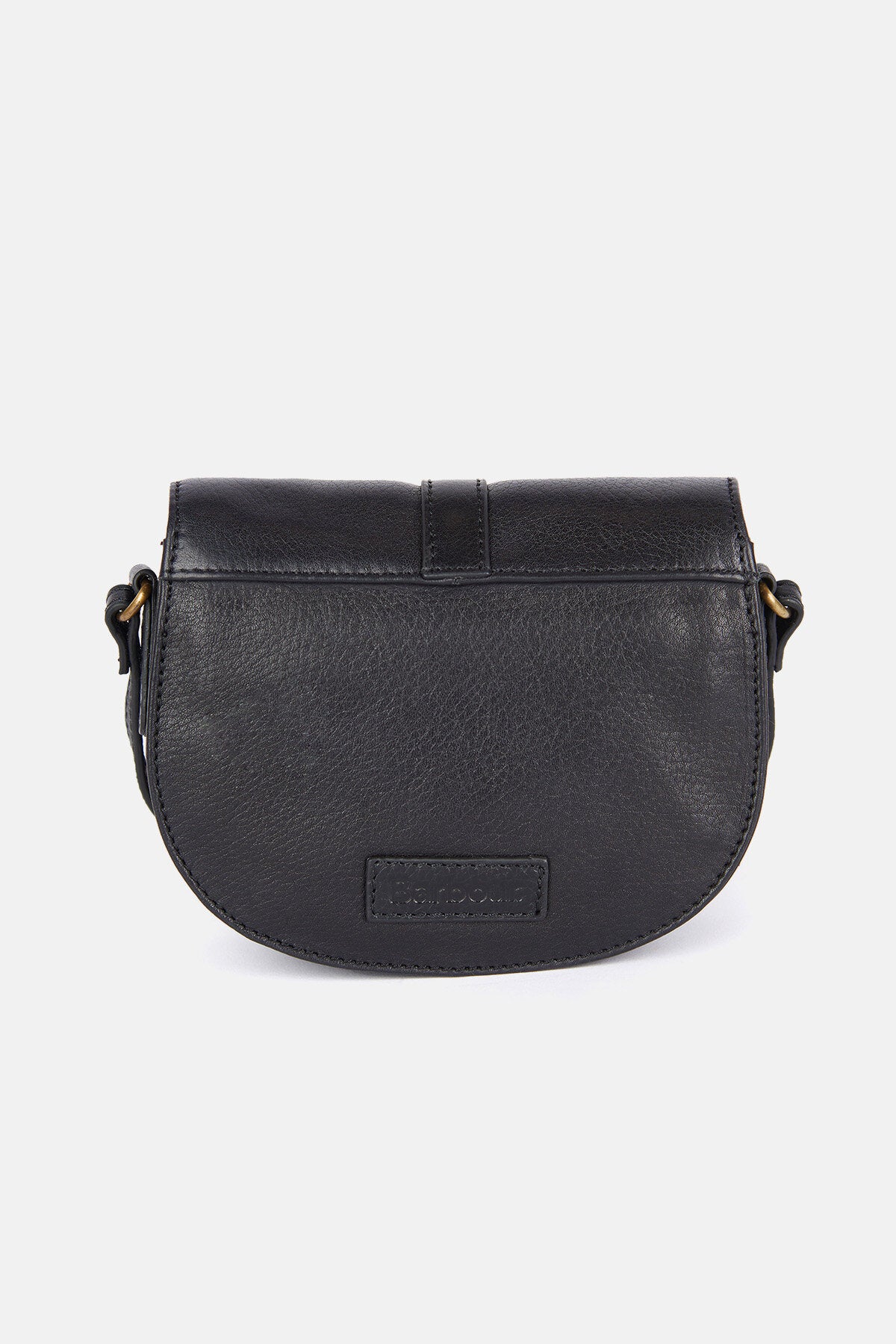 Laire Leather Saddle Bag - BLACK