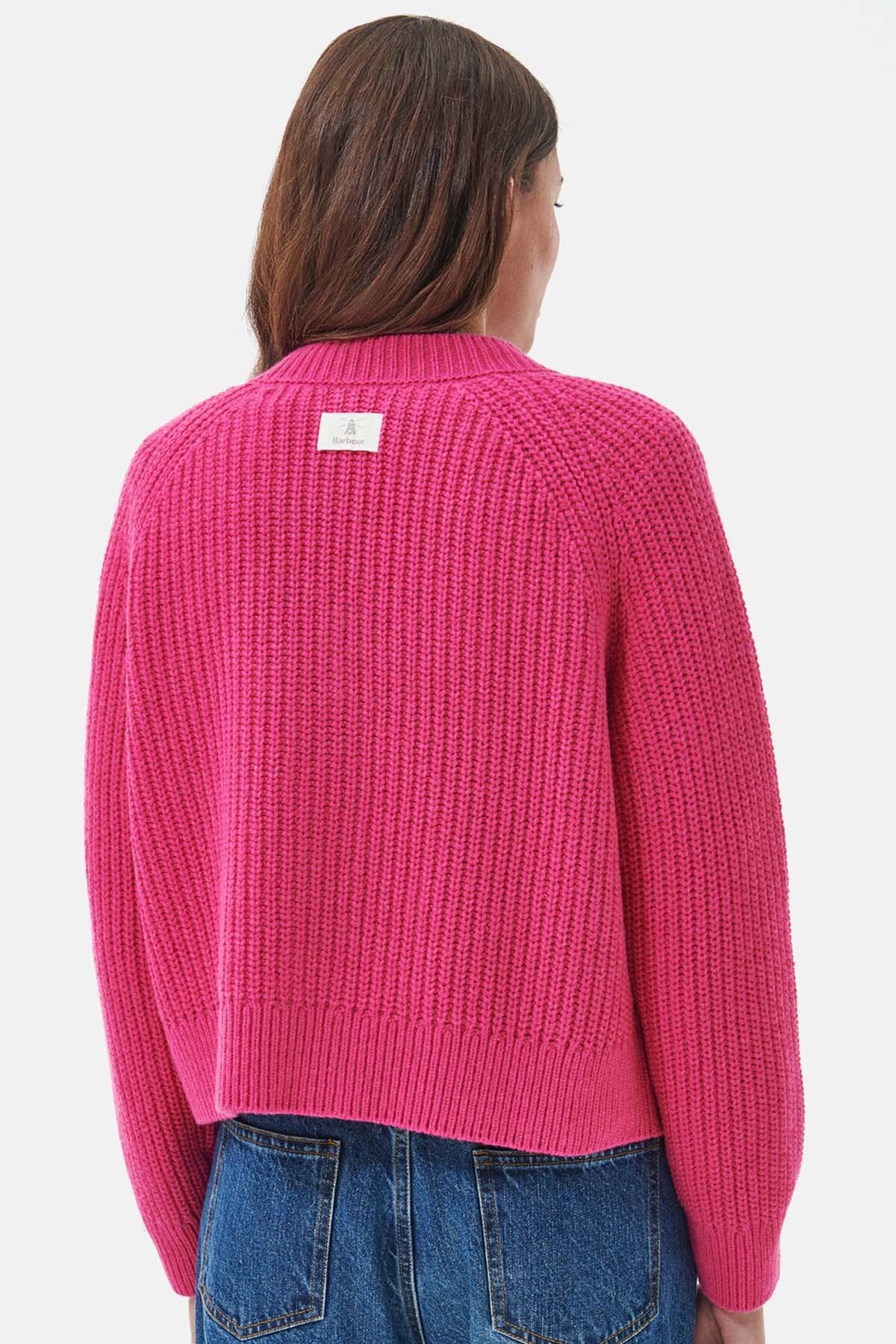 Bracken Knitted Cardigan - PINK DAHLIA