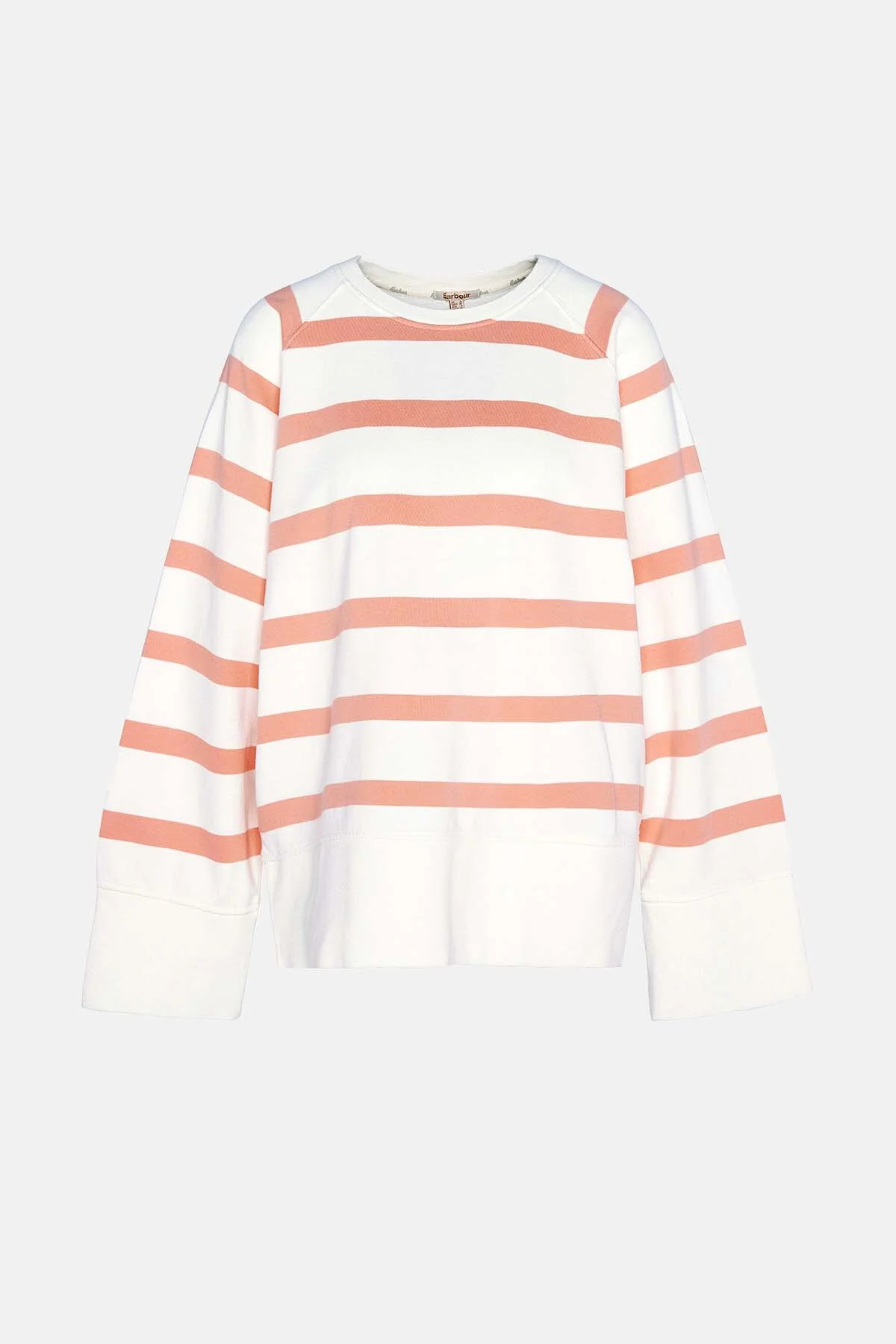 Longfield Striped Sweatshirt - CLOUD/SOFT APRICOT