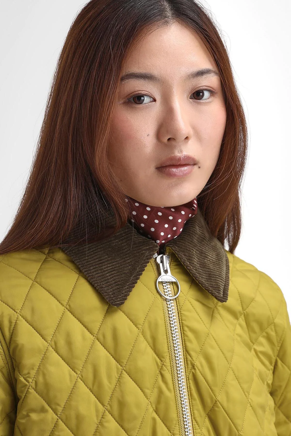 The Edit by Alexa Dominic Quilted Jacket - POLLEN/OLIVE