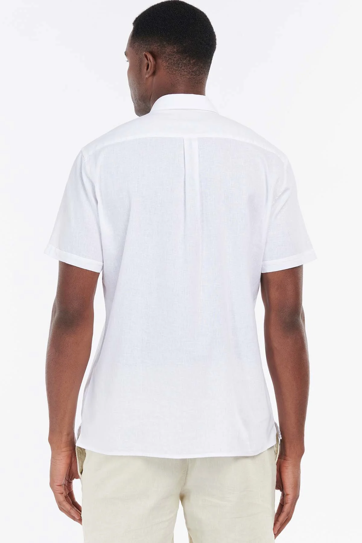 Nelson Short Sleeve Summer Shirt - WHITE