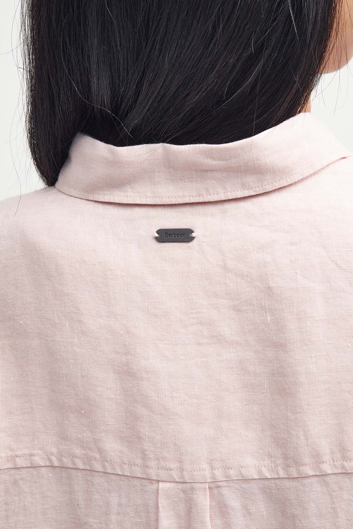 Hampton Relaxed Linen Shirt - PRIMROSE PINK
