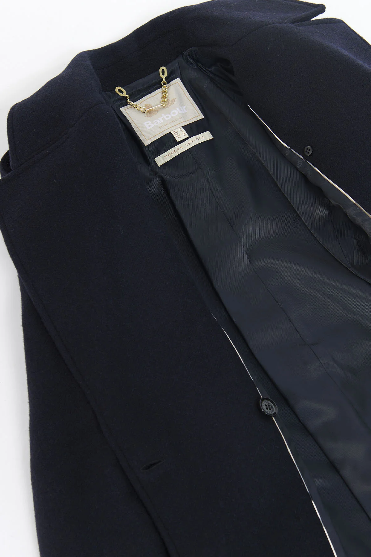 Inverraray Wool Coat - NAVY