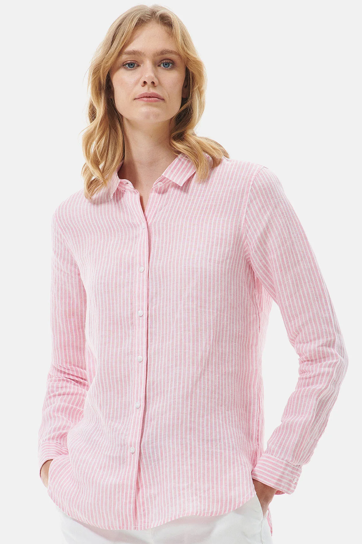 Marine shirt - HIBISCUS STRIPE
