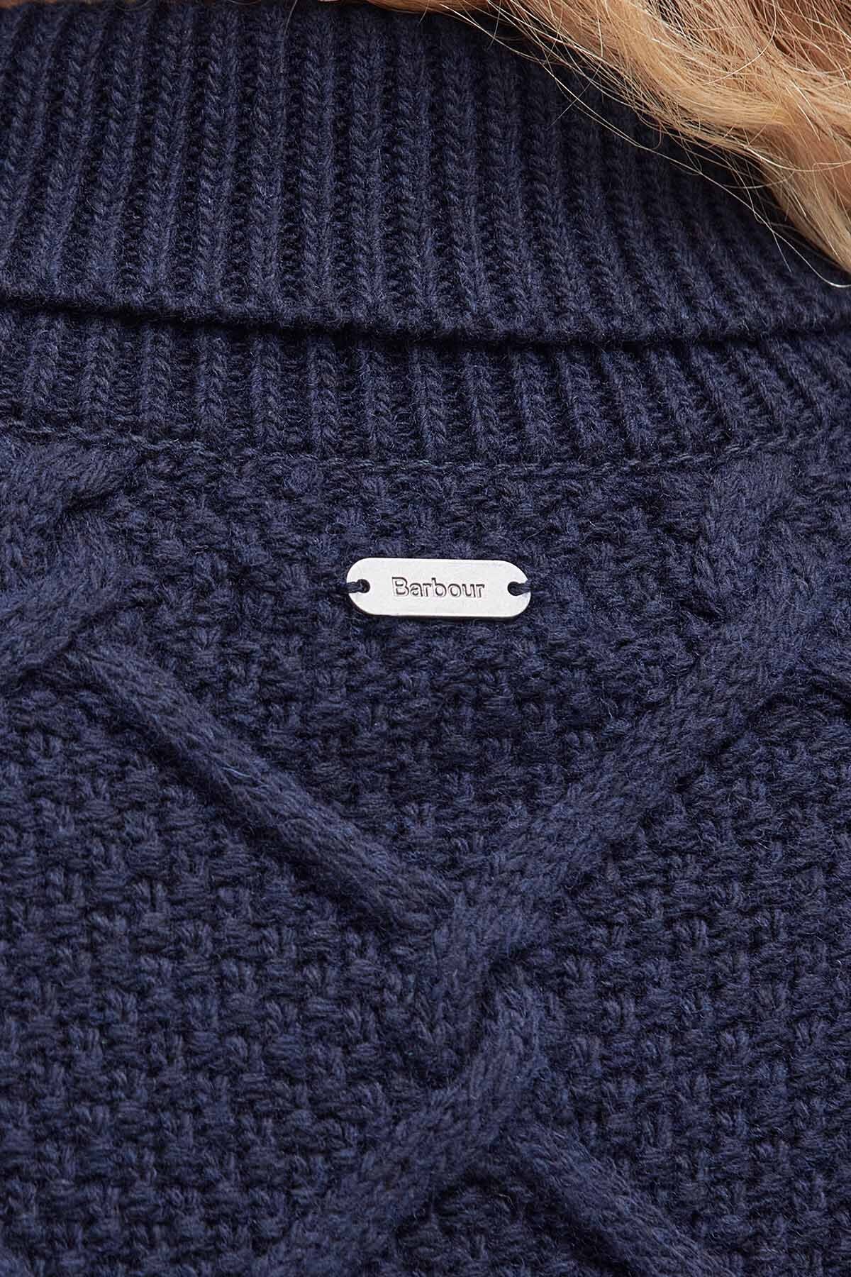Burne Knit Sweatshirt - NAVY