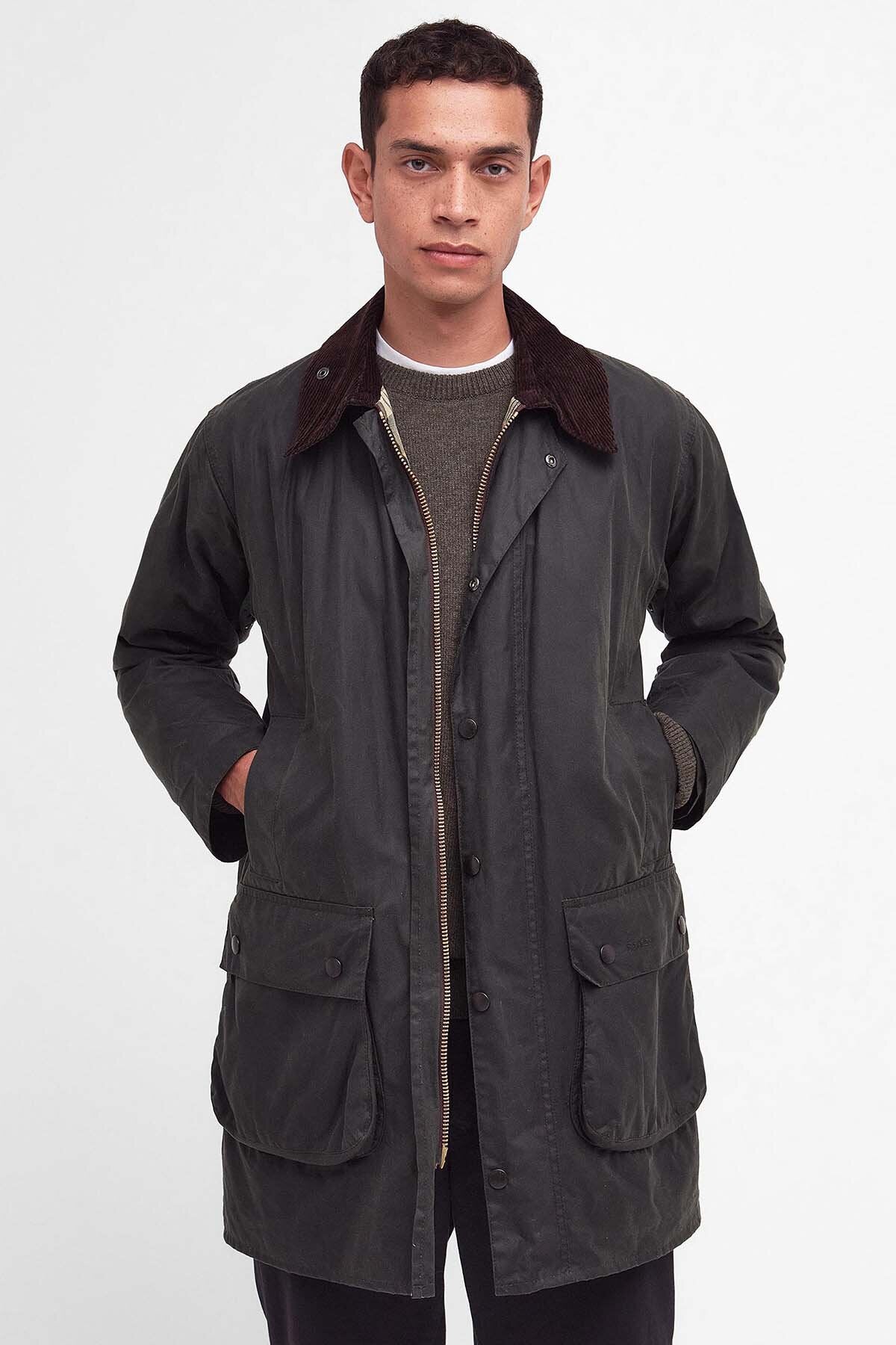 Border Wax Jacket - SAGE