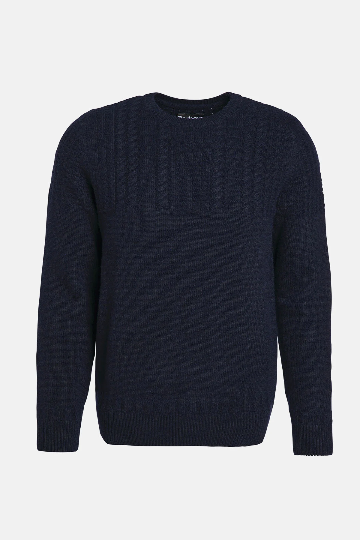 Foremast Knitted Crew Neck Jumper - NAVY
