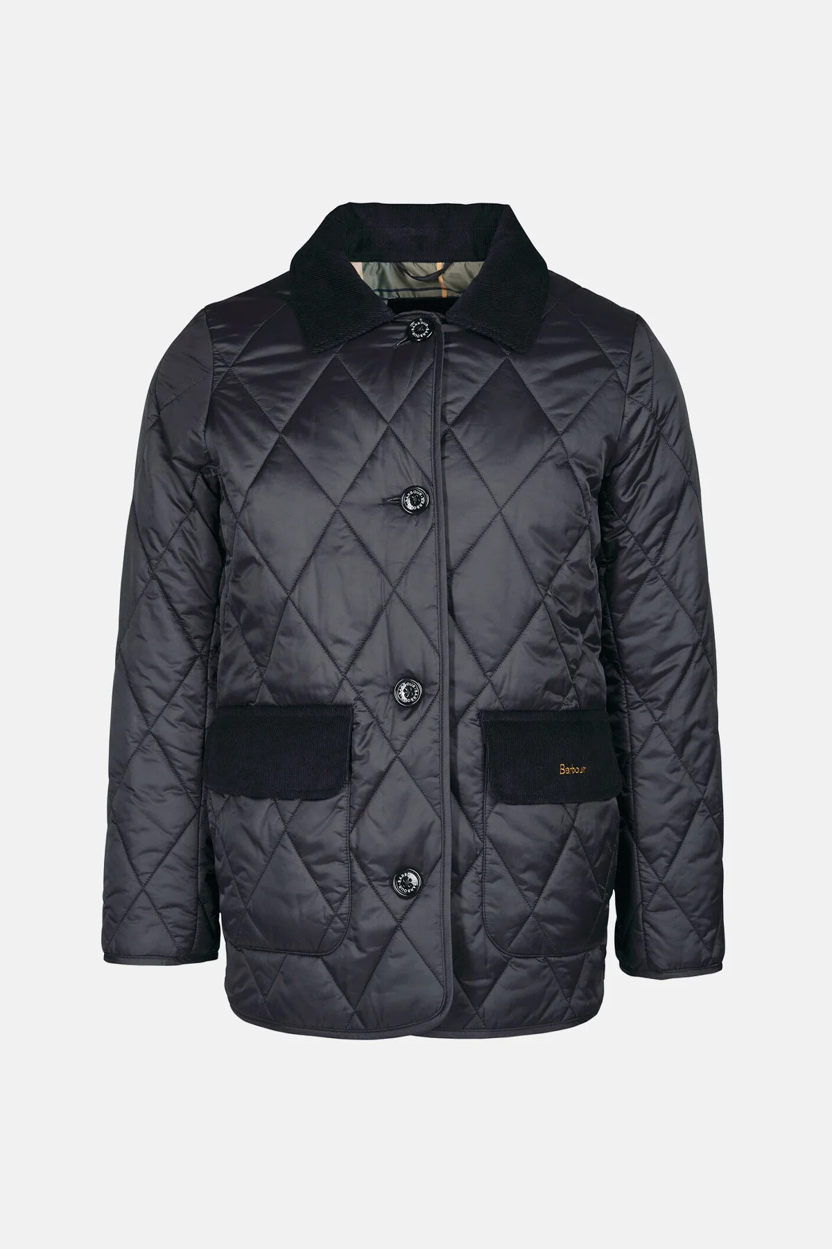 Bragar Quilted Jacket - BLACK/ANCIENT