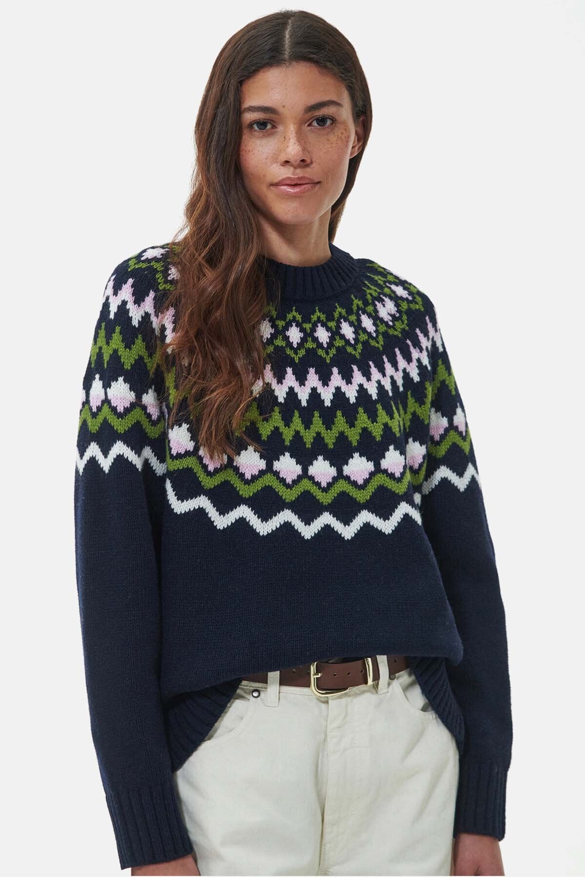 Chesil Knitted Jumper - NAVY