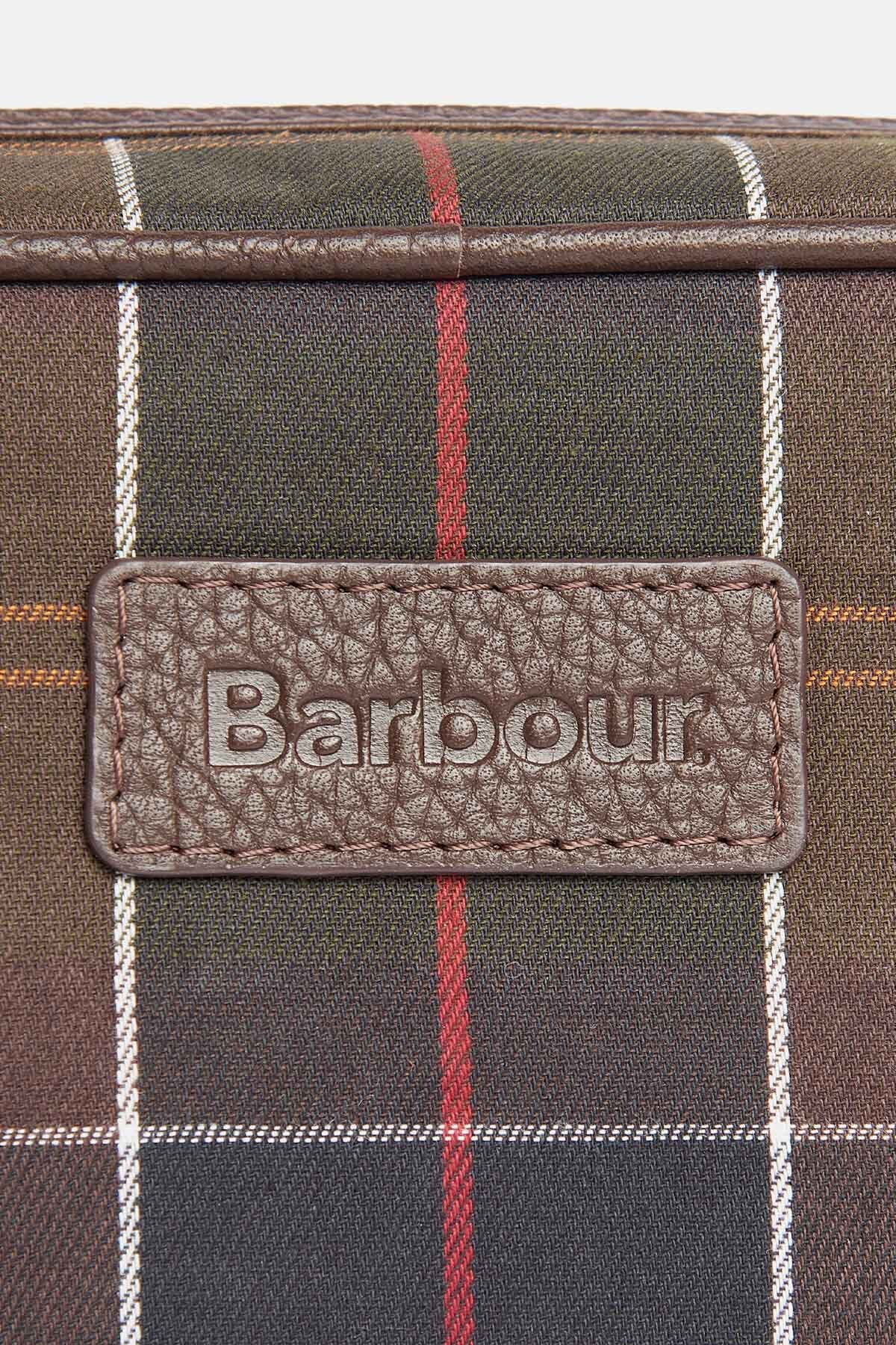 Tartan & Leather Washbag - CLASSIC TARTAN