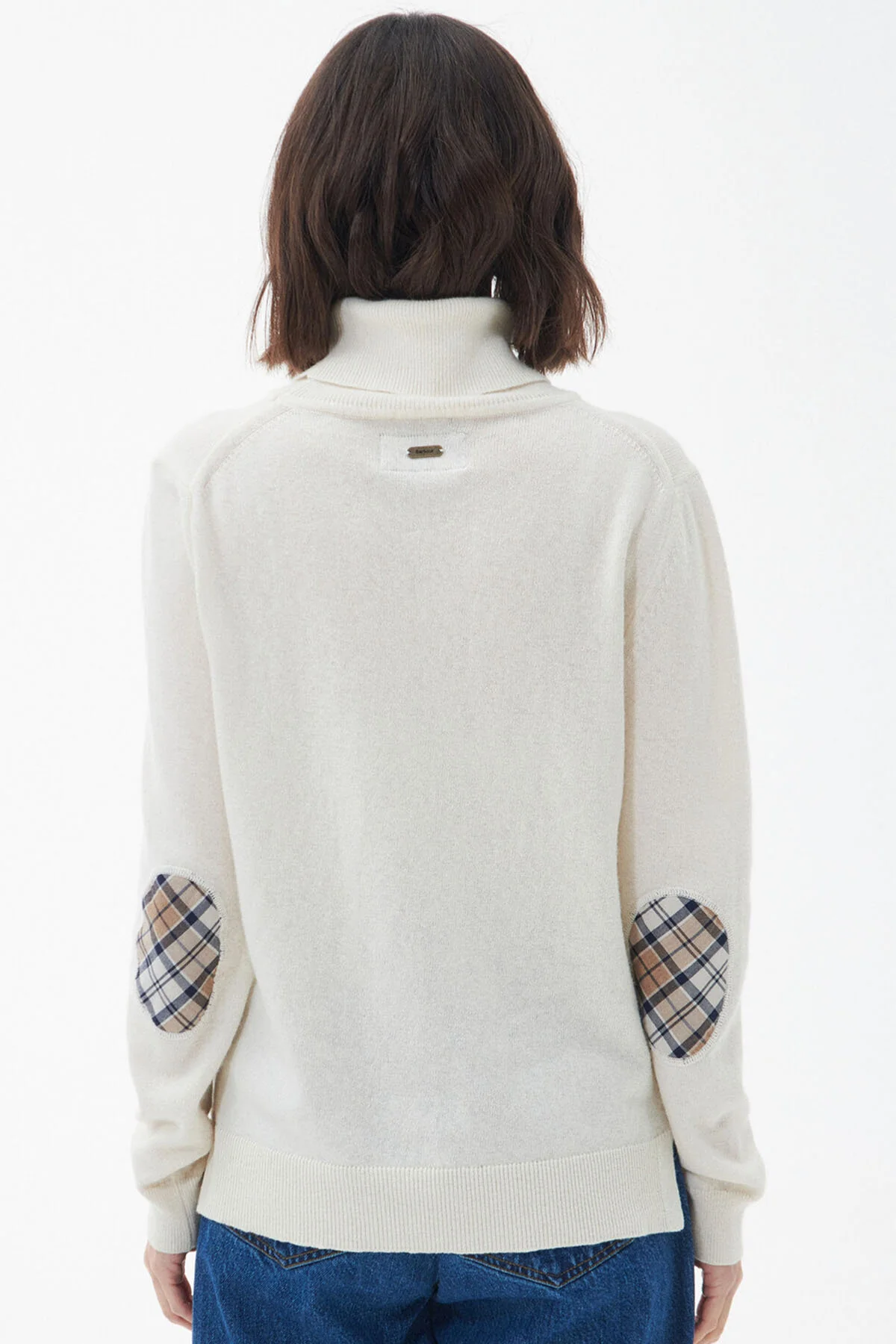 Pendle Roll-Neck Sweatshirt - CREAM/FAWN