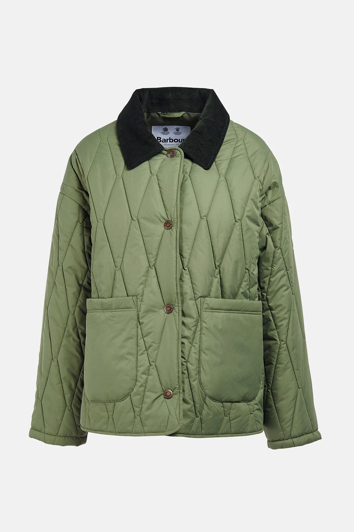 Delphinium quilt - OLIVINE