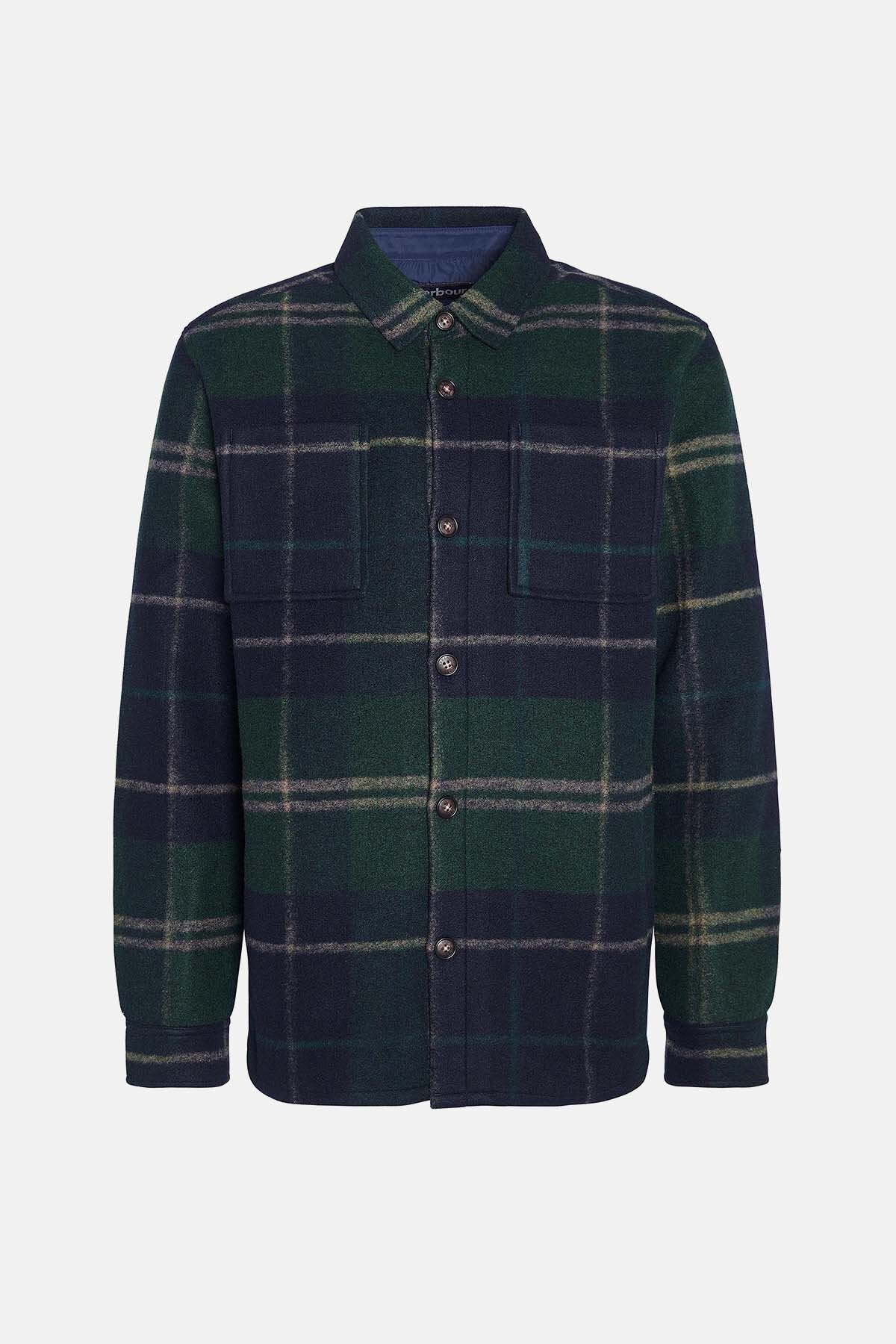 Chapter Check Overshirt - GREEN LOCH TARTAN