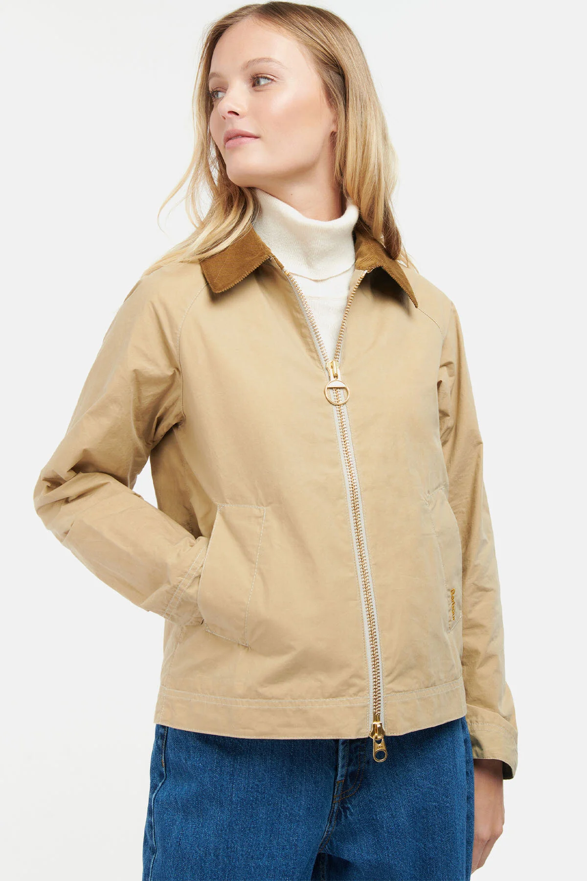 Campbell Showerproof Jacket - BEIGE/ANCIENT