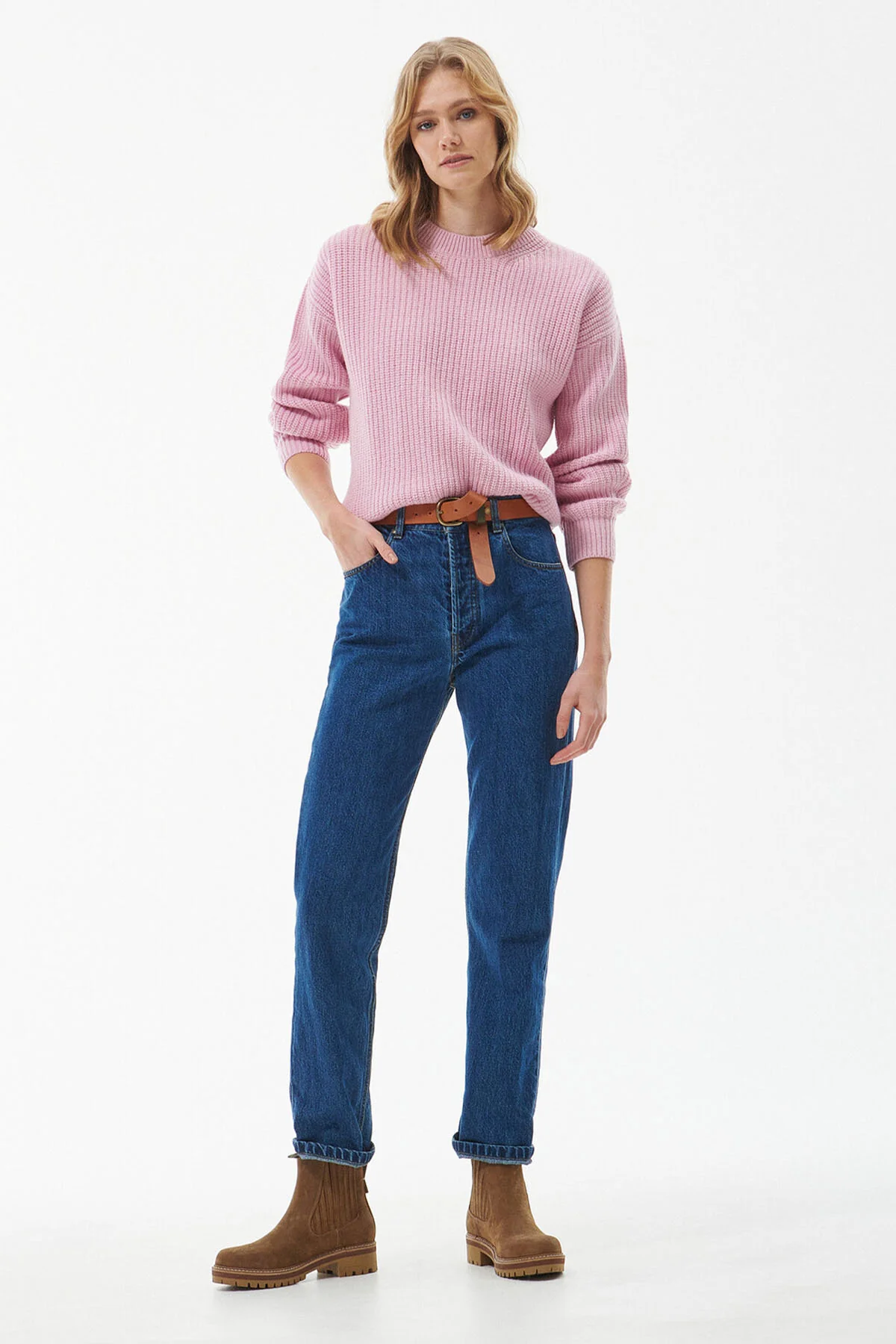 Horizon Knitted Jumper - WINTER HEATH