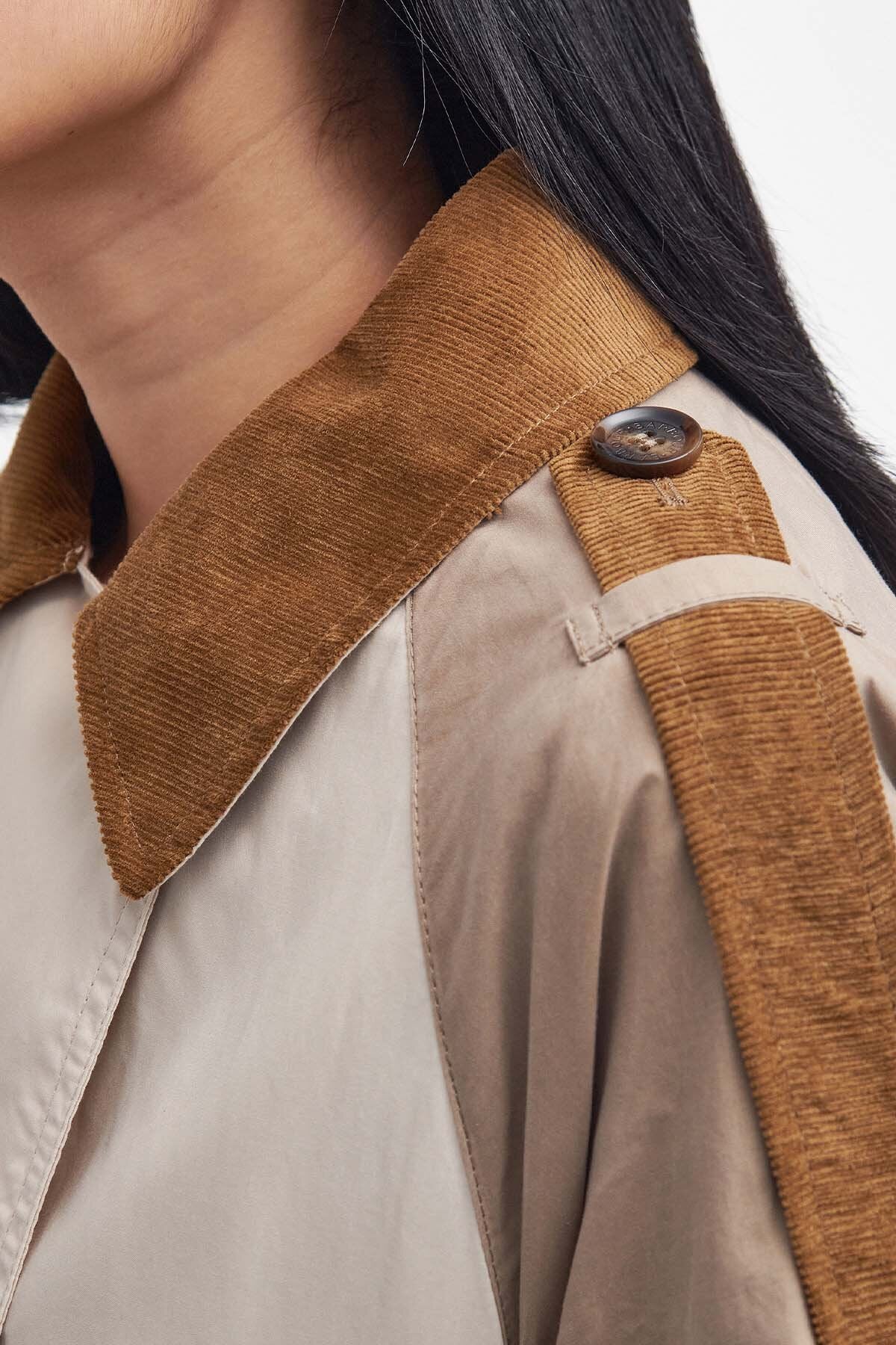 Ingleby Showerproof Trench Coat - OATMEAL/SUMMER NAVY