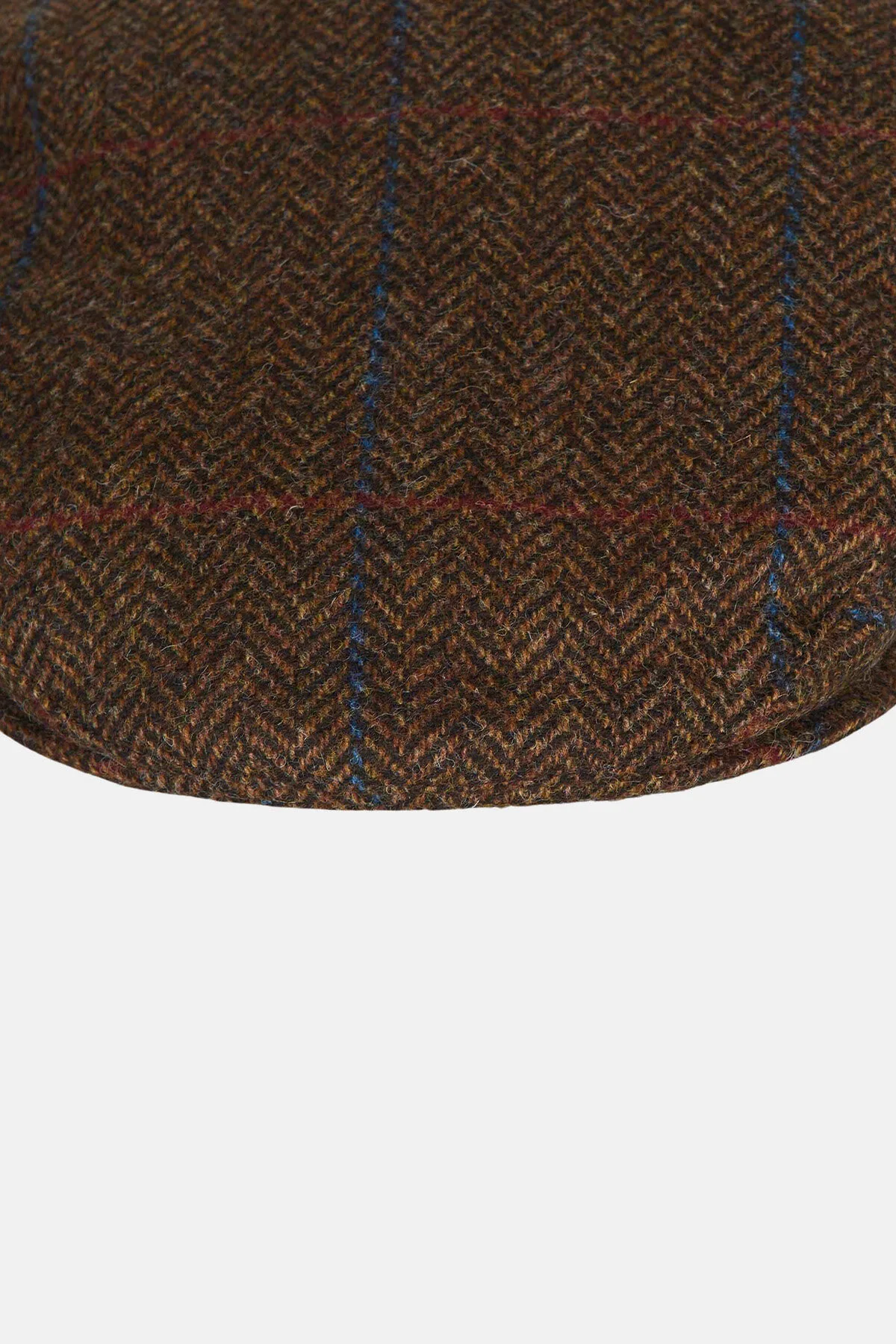 Tweed-wool Cap - DK BROWN