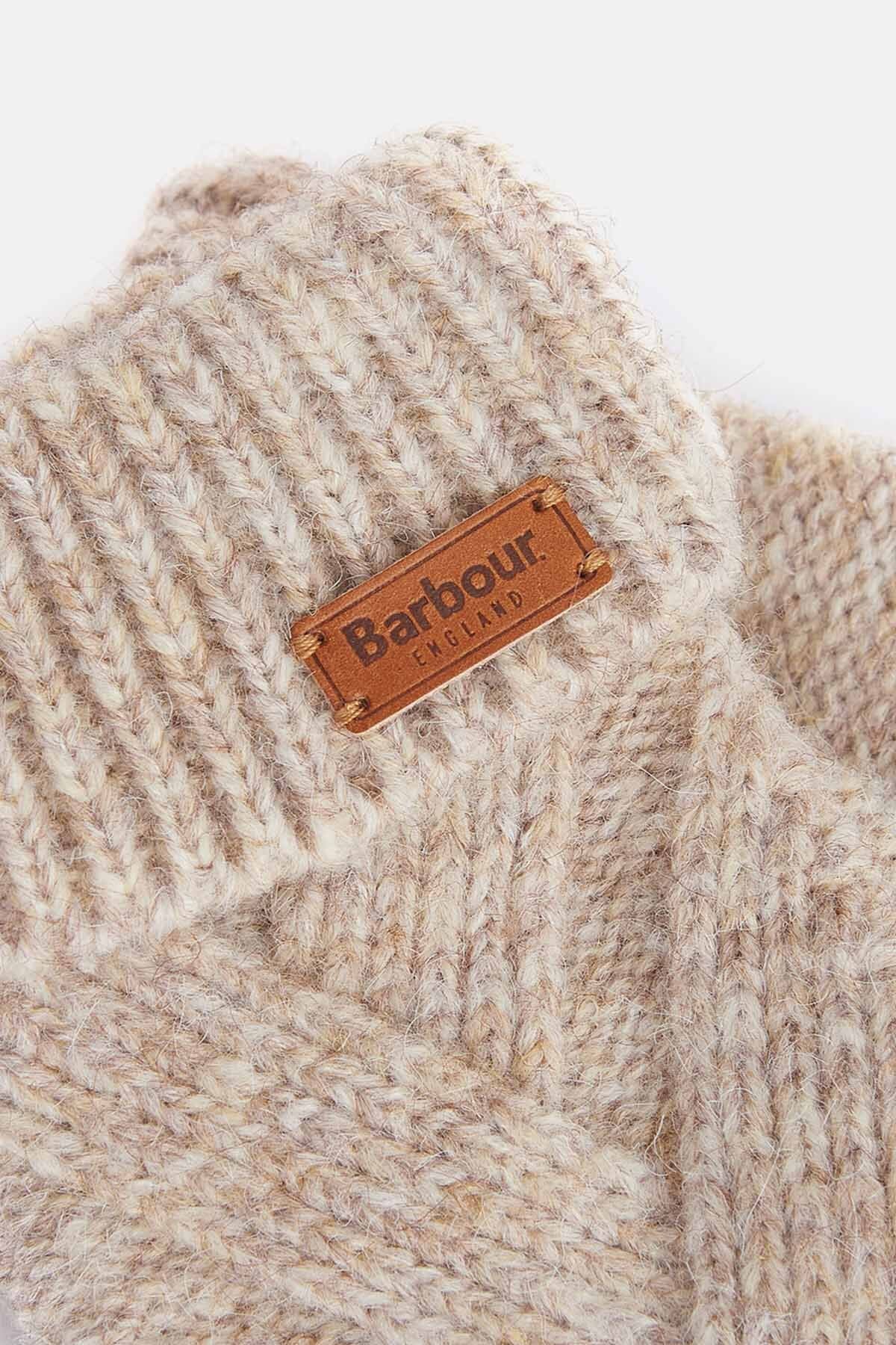 Dace Cable Knit Gloves - SAND BEIGE