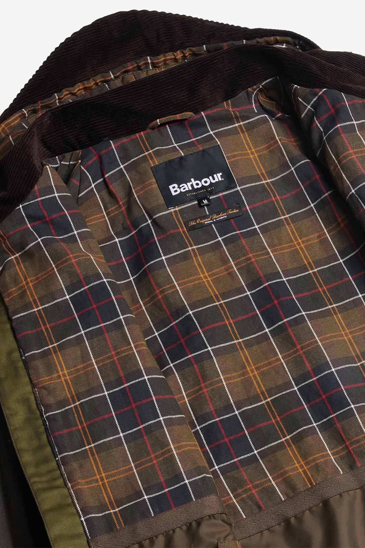 Short Field Wax Parka Jacket - OLIVE