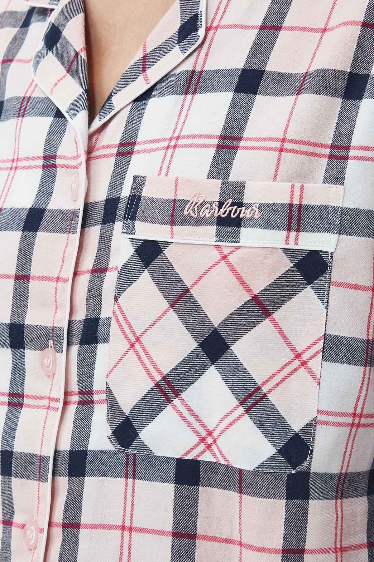 Ellery pyjama set - PINK/NAVY TARTAN