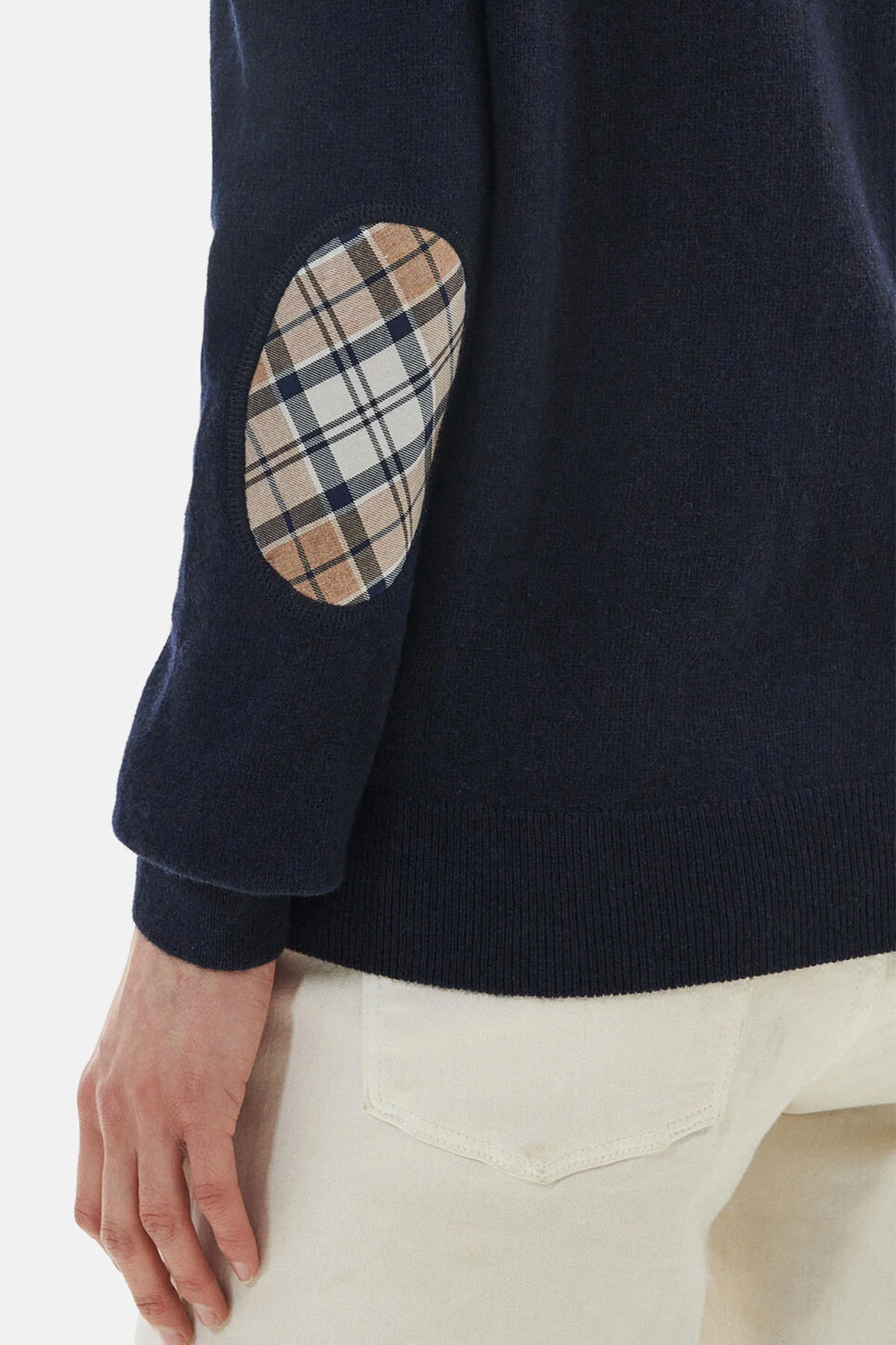 Pendle Cardigan - NAVY/FAWN