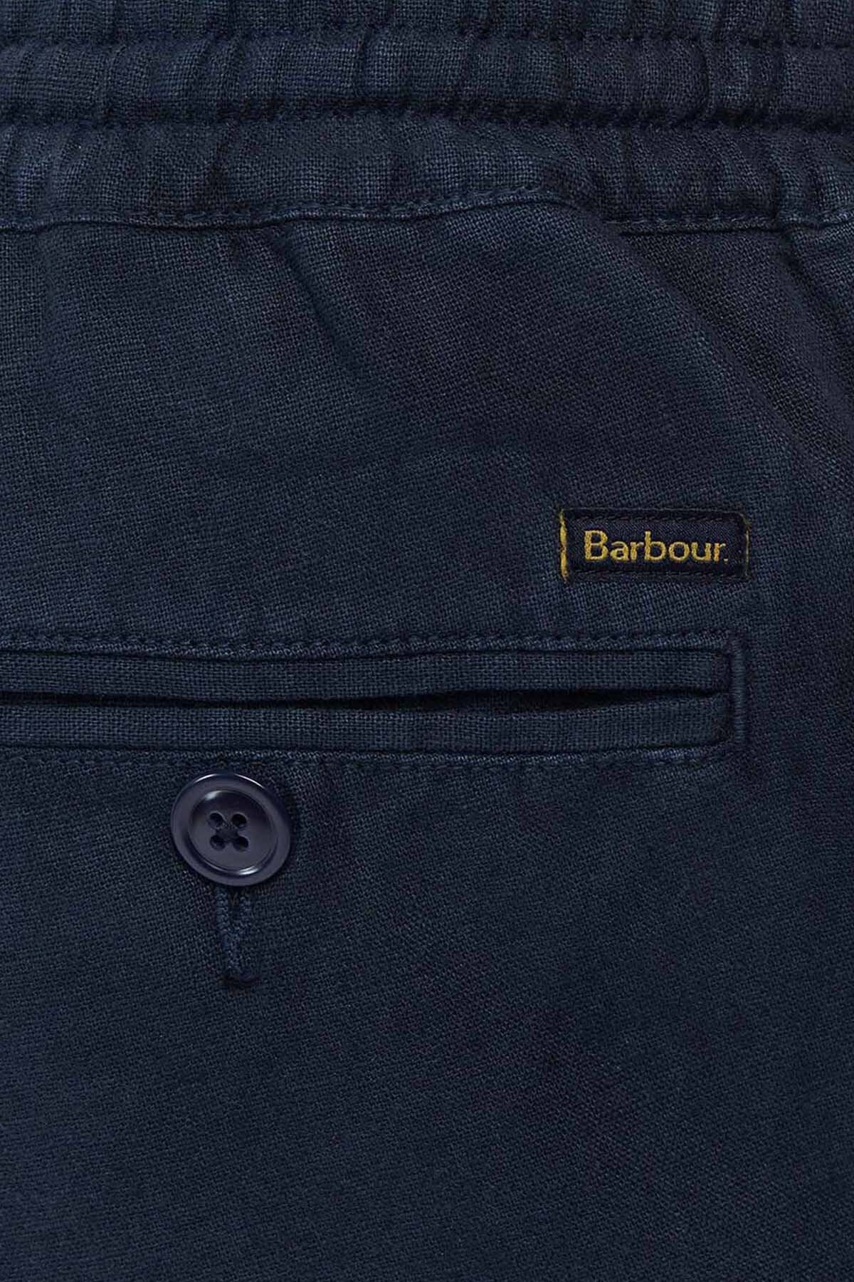 Linen Cotton Mix Shorts - CITY NAVY