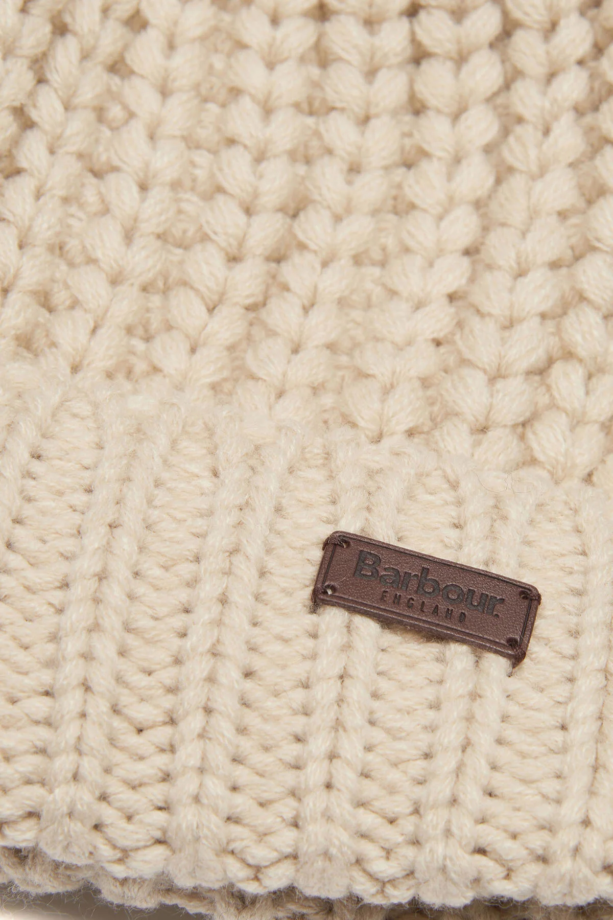 Ribbed Beanie - PEARL