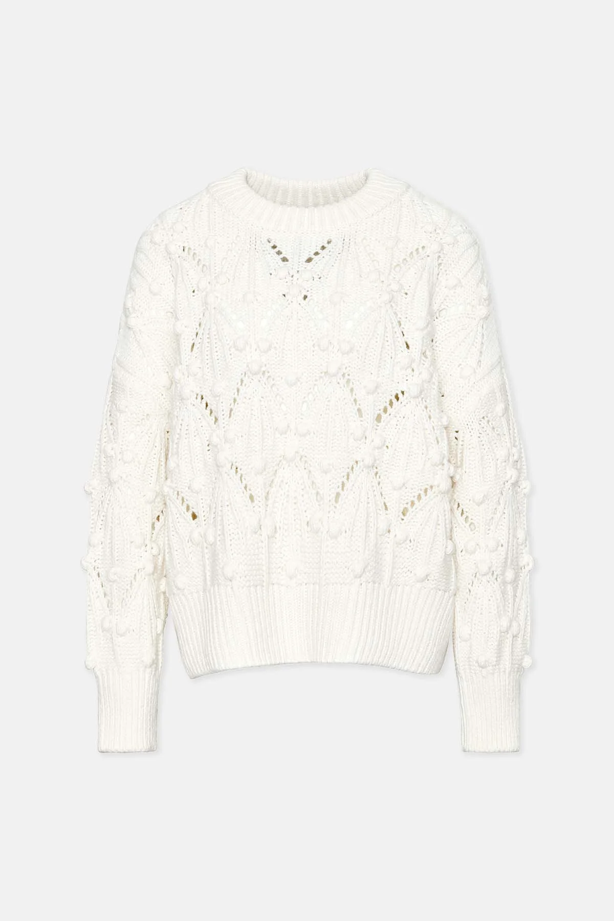 Glamis Crew Neck Jumper - WHITE