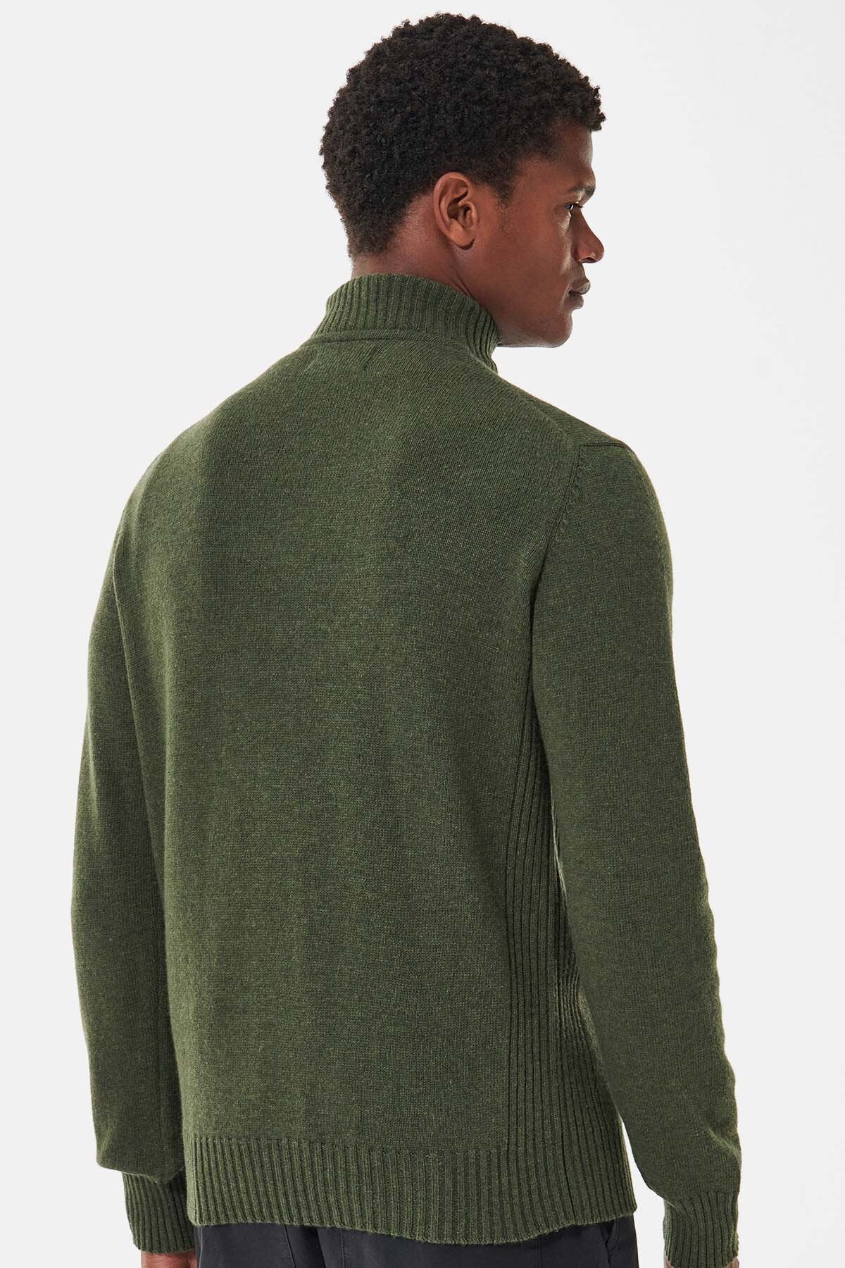 Essential Wool Sweater - MID OLIVE