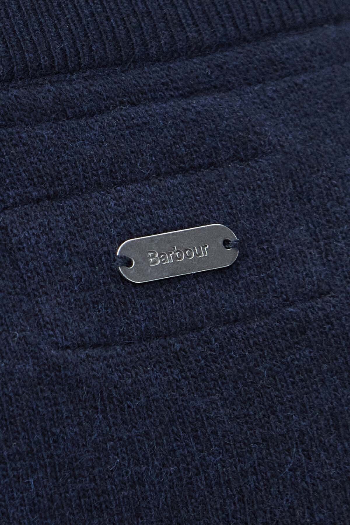 Pendle Crew Knit Sweatshirt - NAVY/FAWN