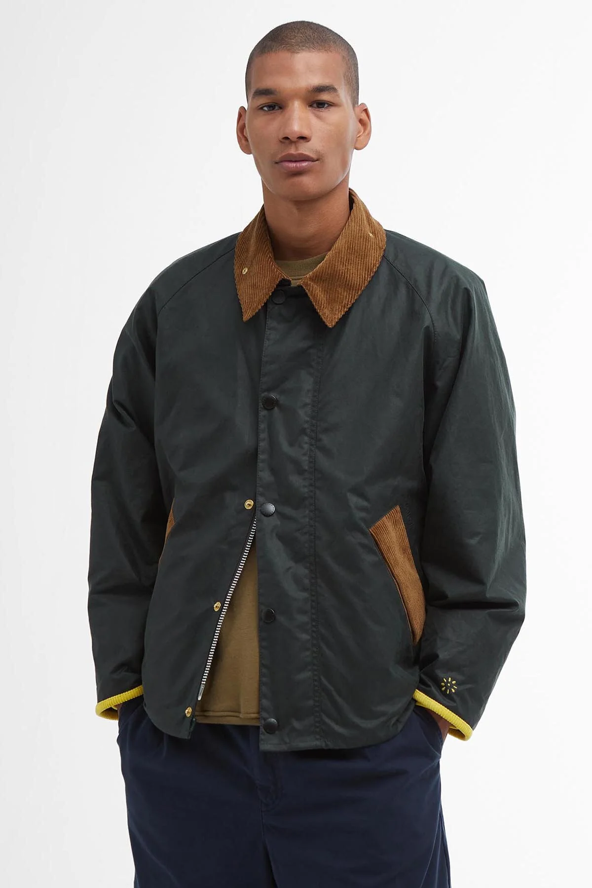 Oversized Transport Waxed Jacket - SAGE