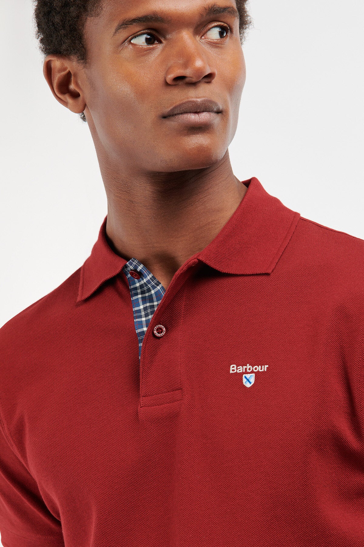 Polo Tartan Pique - WINE