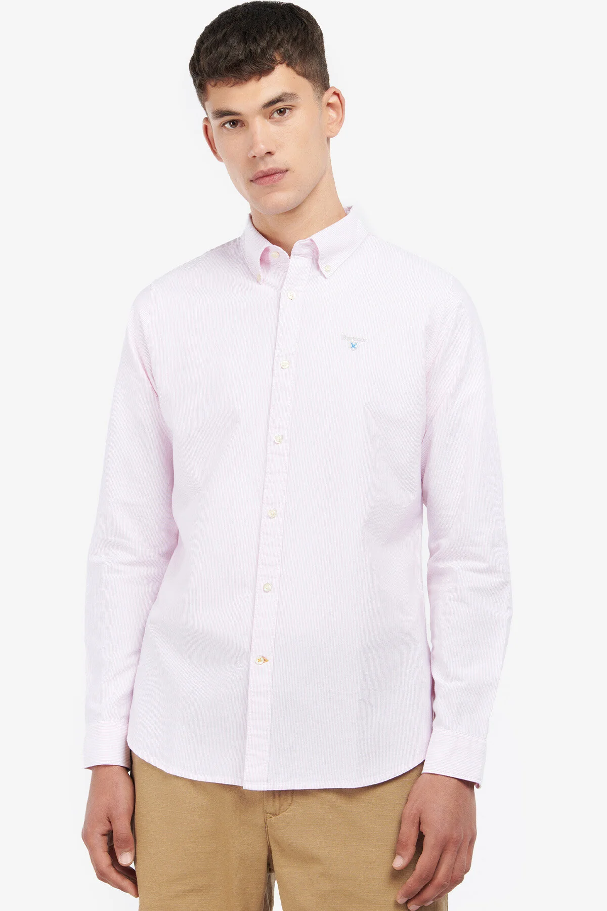 Striped Oxford Tailored Shirt - PINK